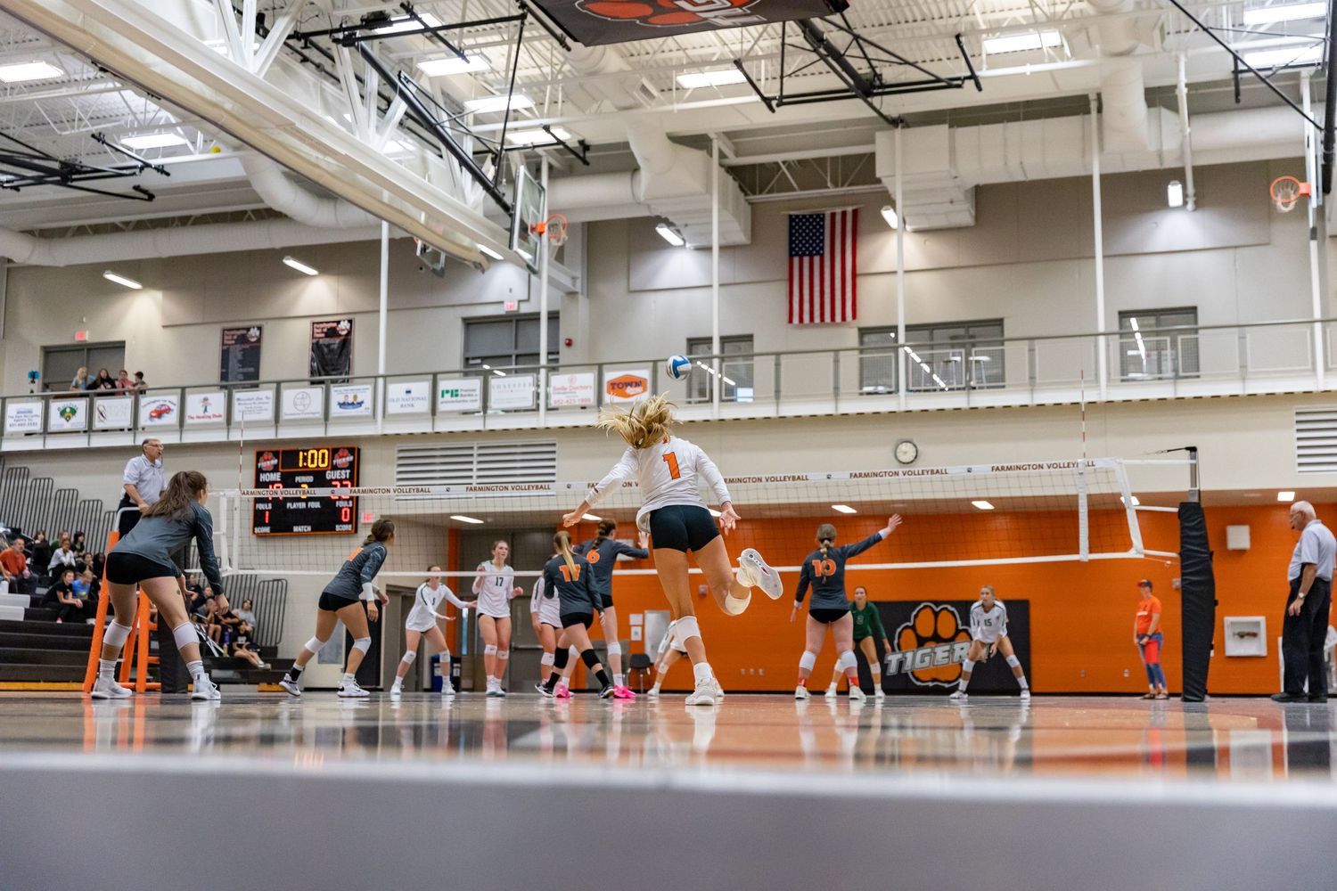 farmington minnesota tigers high school varsity sports sports photography girls volleyball