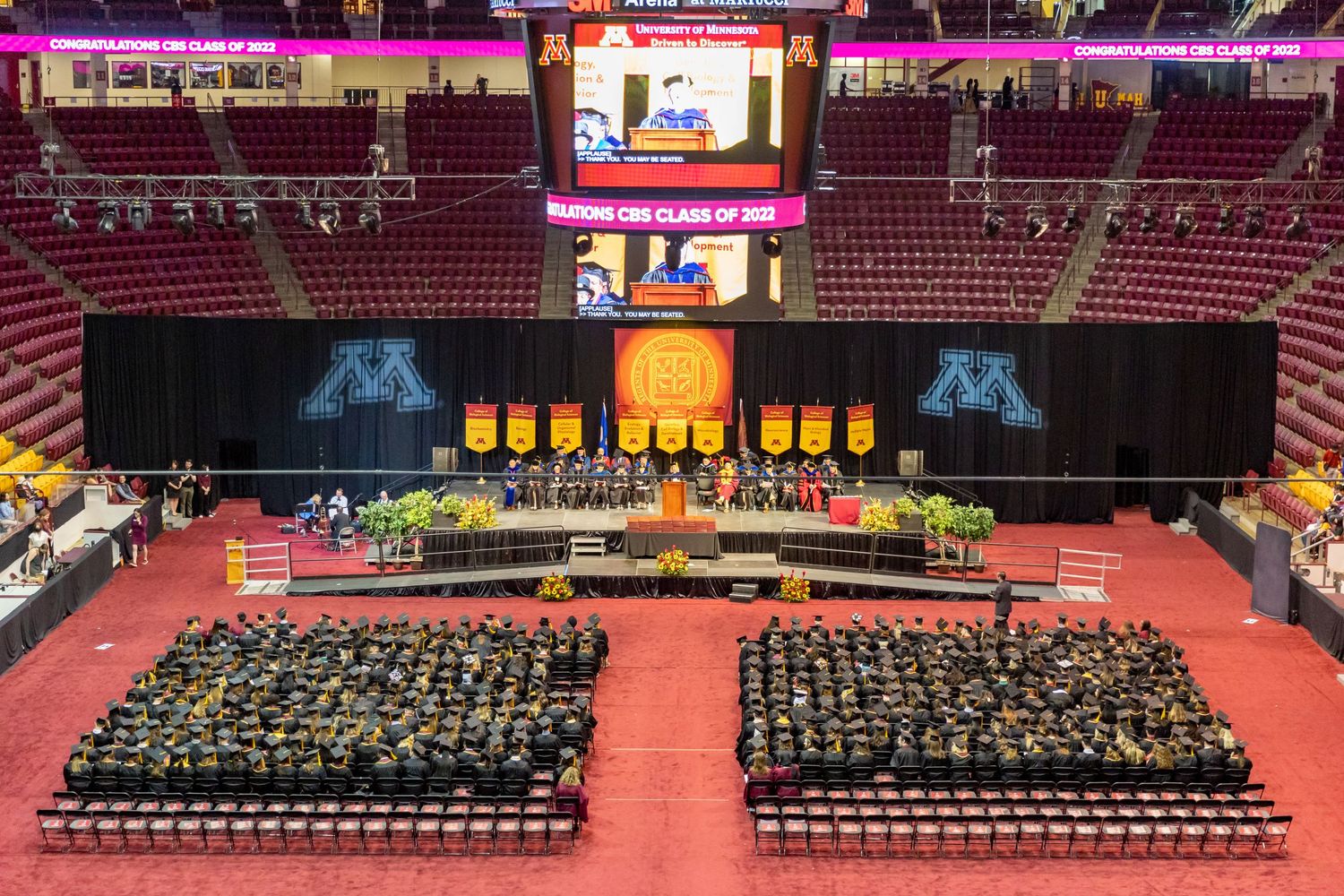 The graduating class of the College of Biologic Sciences for University of Minnesota