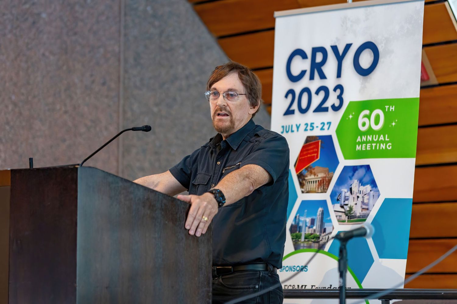 Plenary speaker for the Cryo 2023 event at the McNamara Alumni Center on the University of Minnesota campus