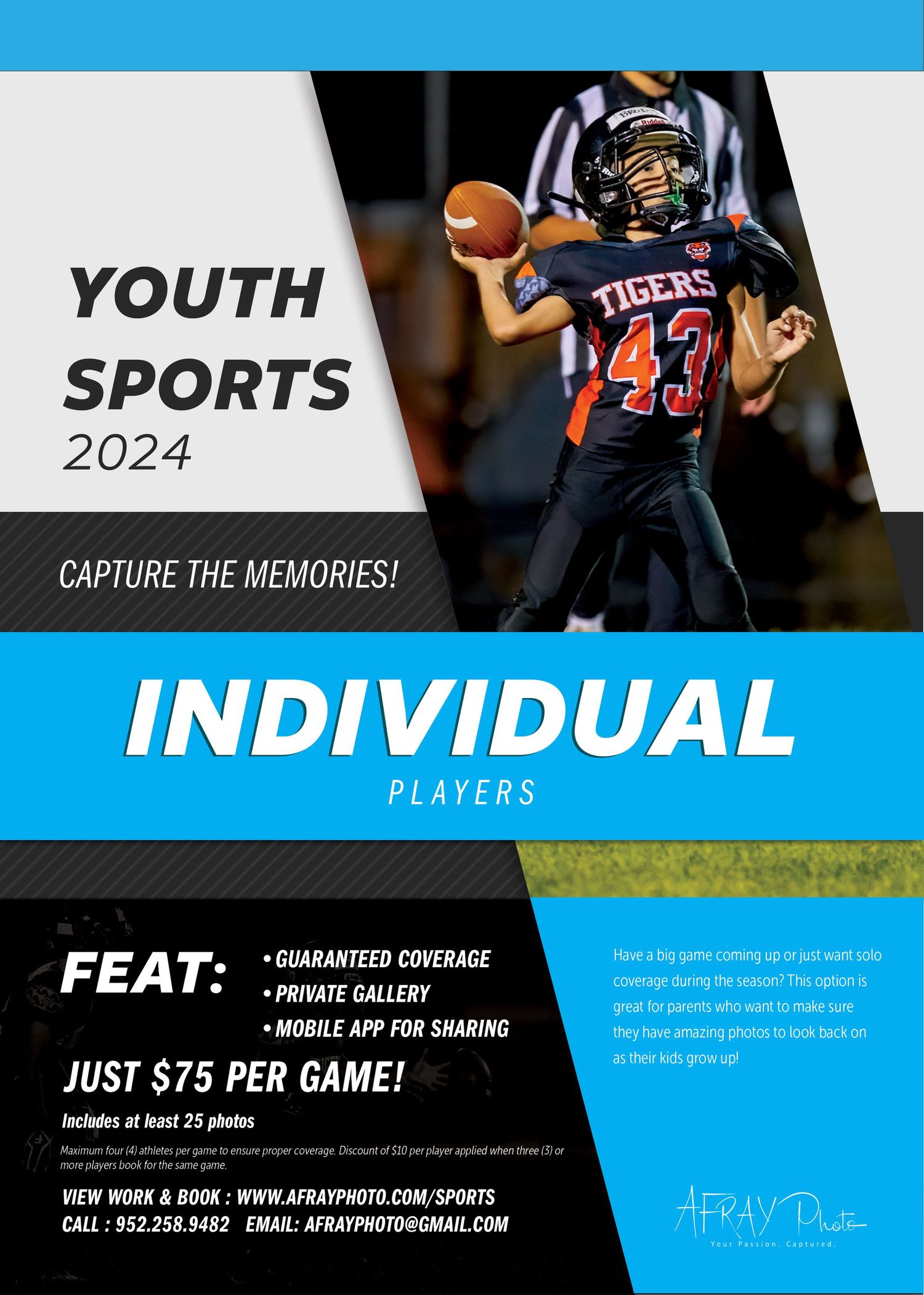 individual youth sport athlete coverage