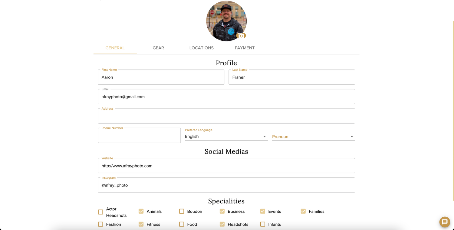 Shoott portal