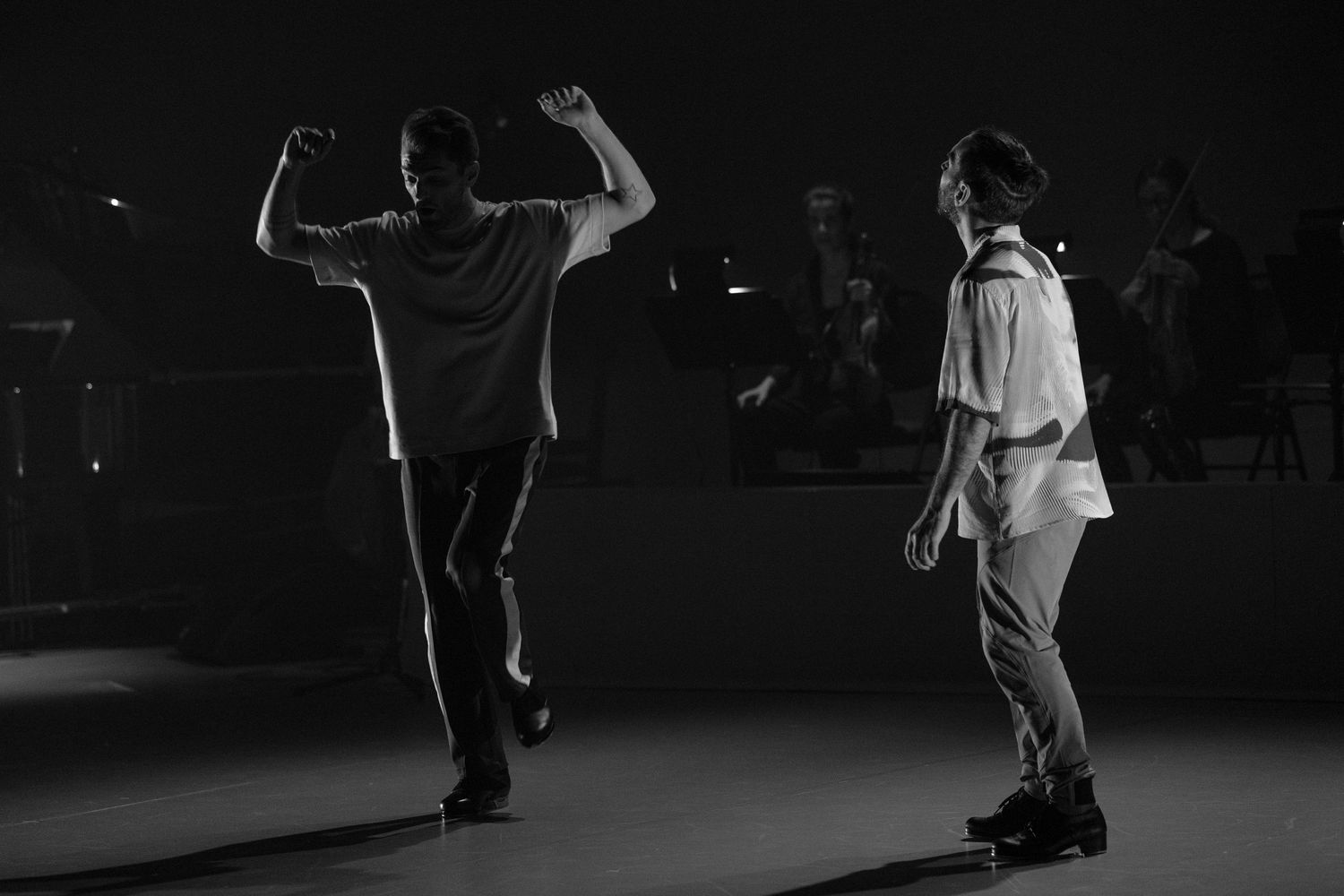 A series of black and white skateboarding action shots showing trick attempts and movements at night.