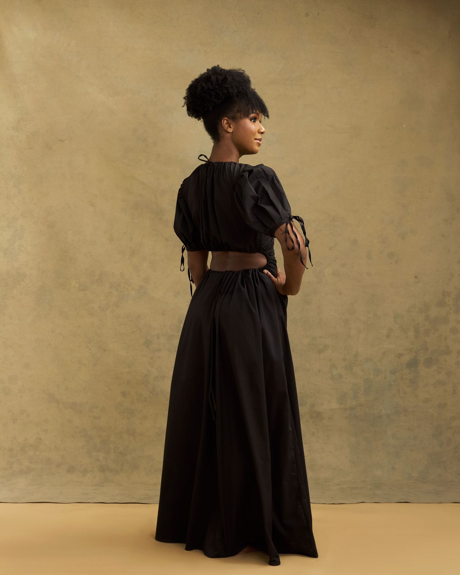 beautiful dress by Private Label – elegant fashion photography by The Loba, a creative photographer in Lagos, Nigeria.