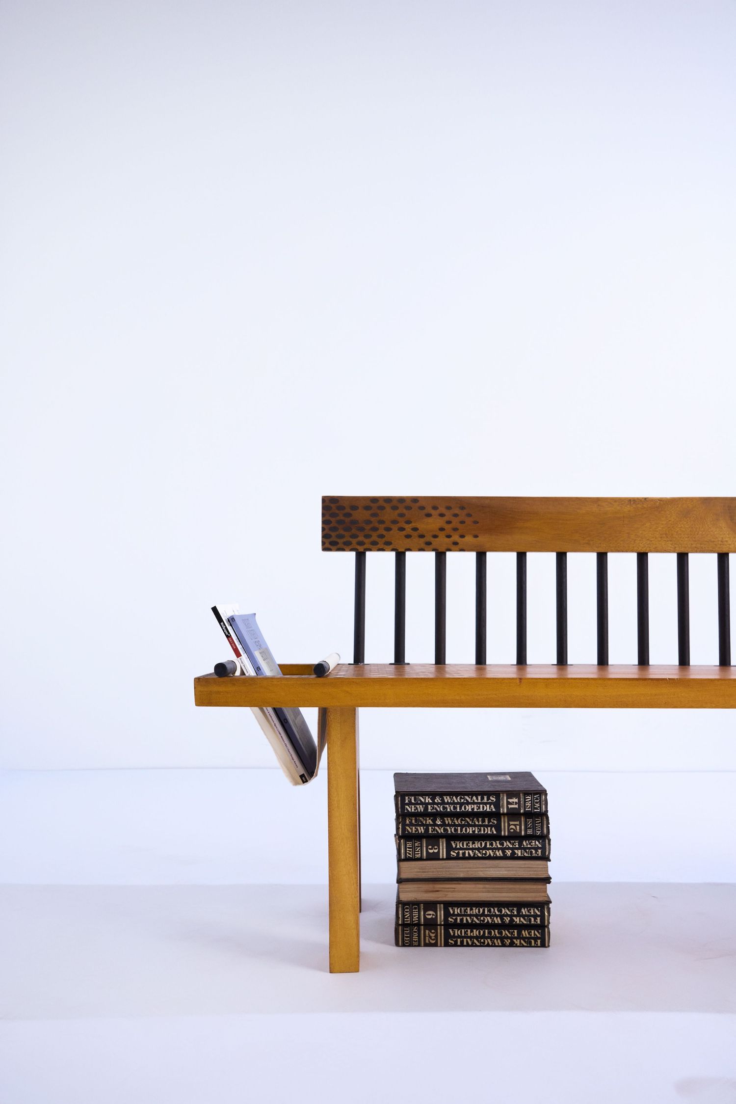 Ayo Bench by Josh Egesi – minimalist modern wooden bench design photographed by The Loba, a Lagos-based creative photographer in Nigeria.