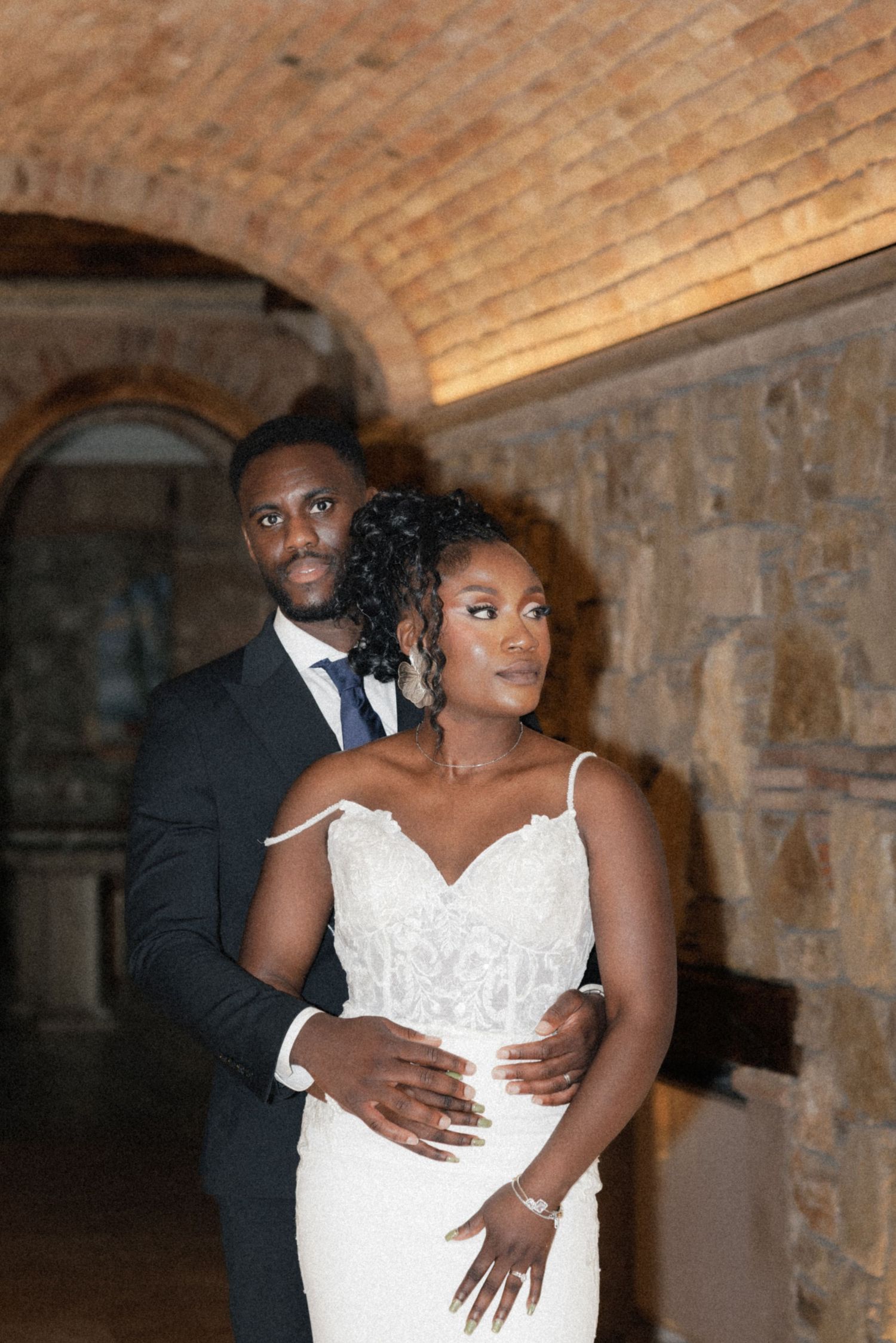 luxury wedding ceremony captured in editorial style