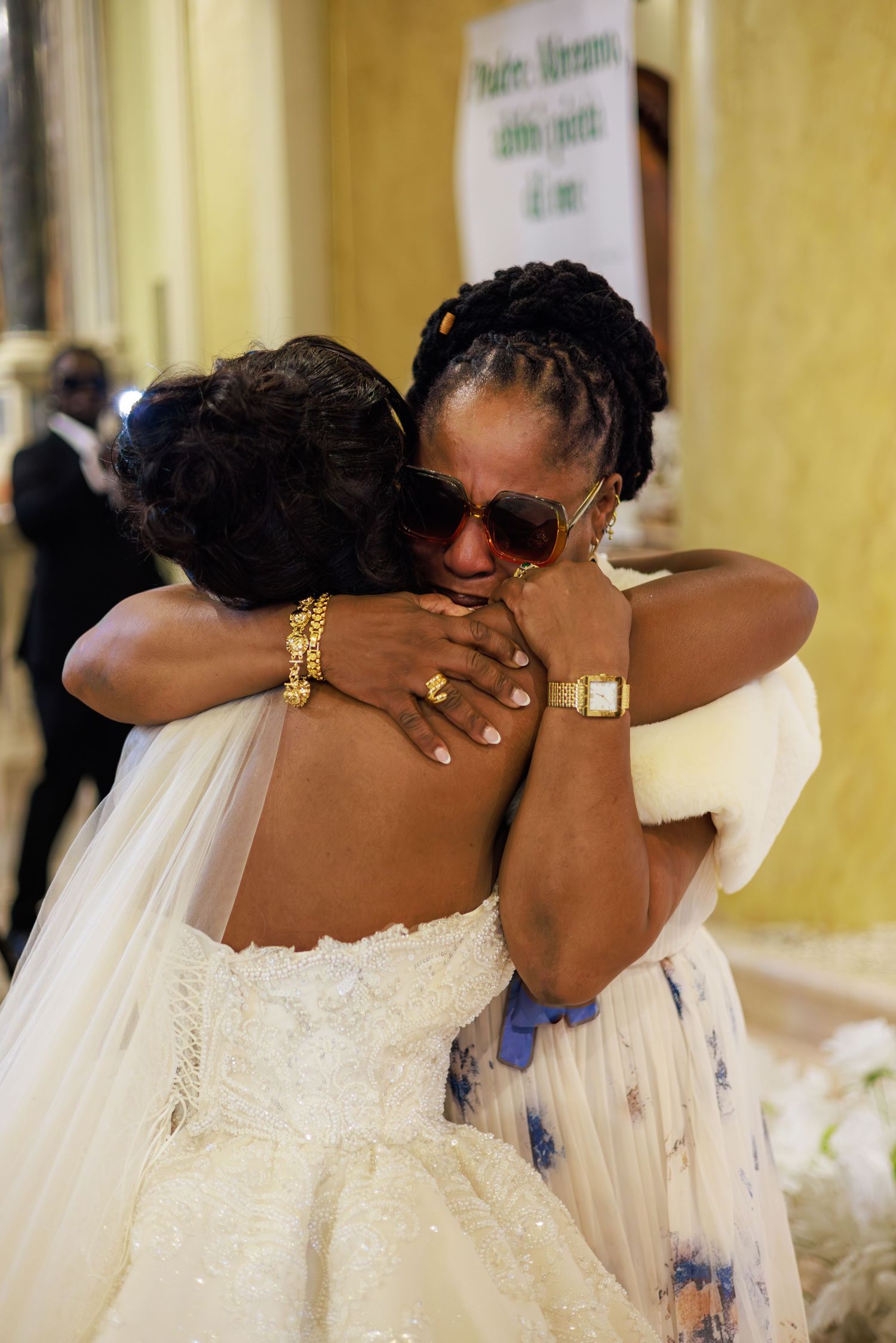 luxury wedding ceremony captured in editorial style