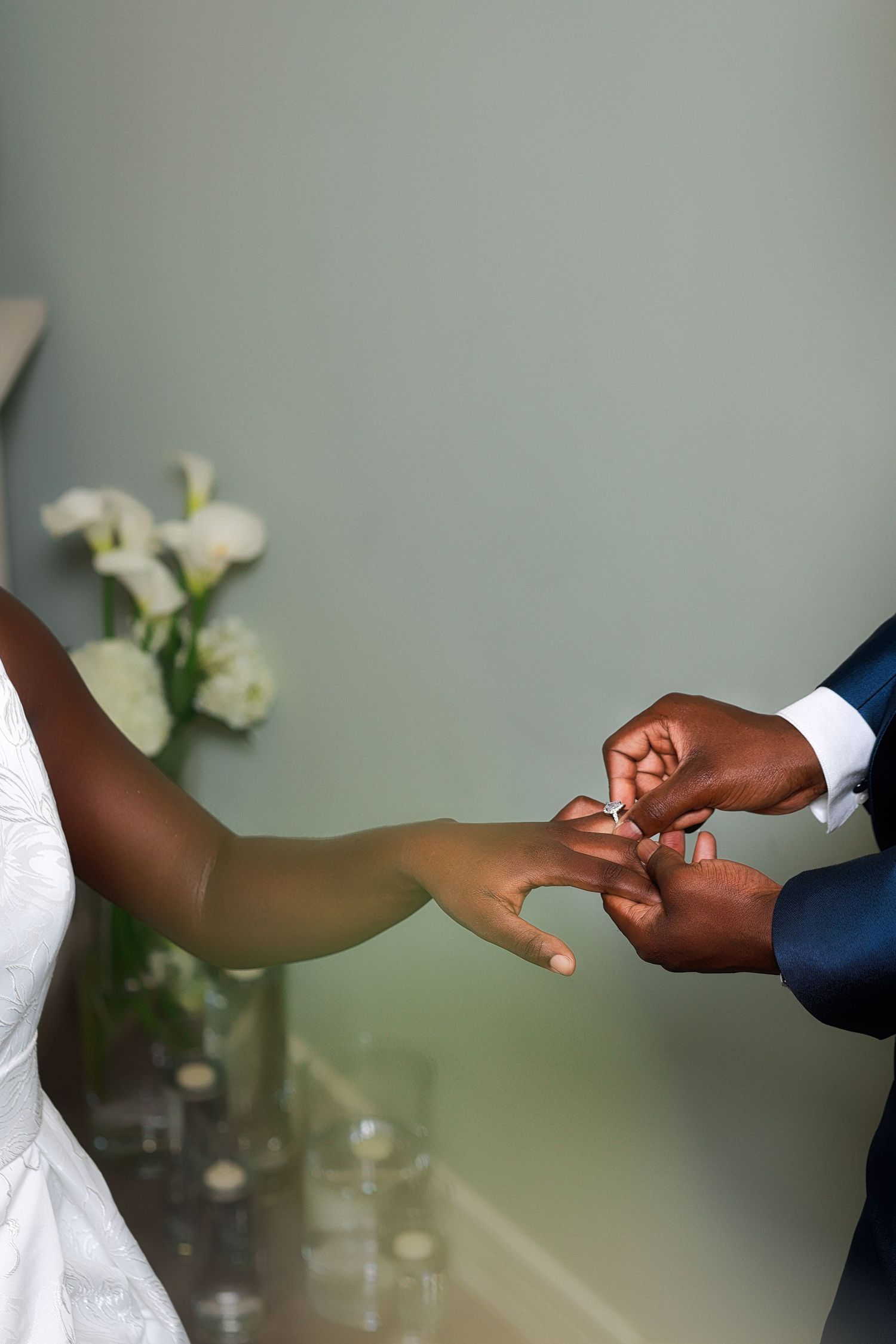 luxury wedding ceremony captured in editorial style