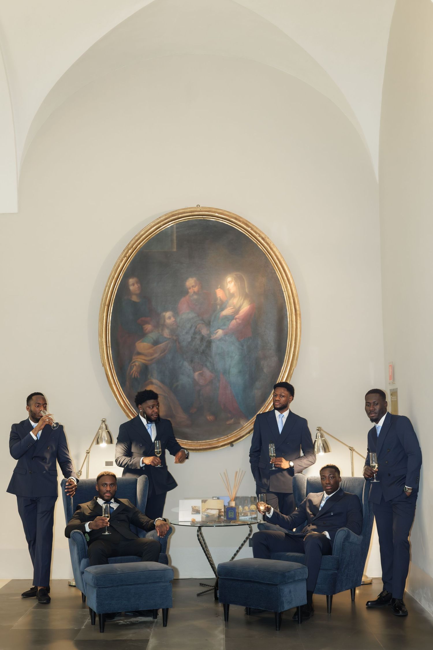 luxury wedding ceremony captured in editorial style
