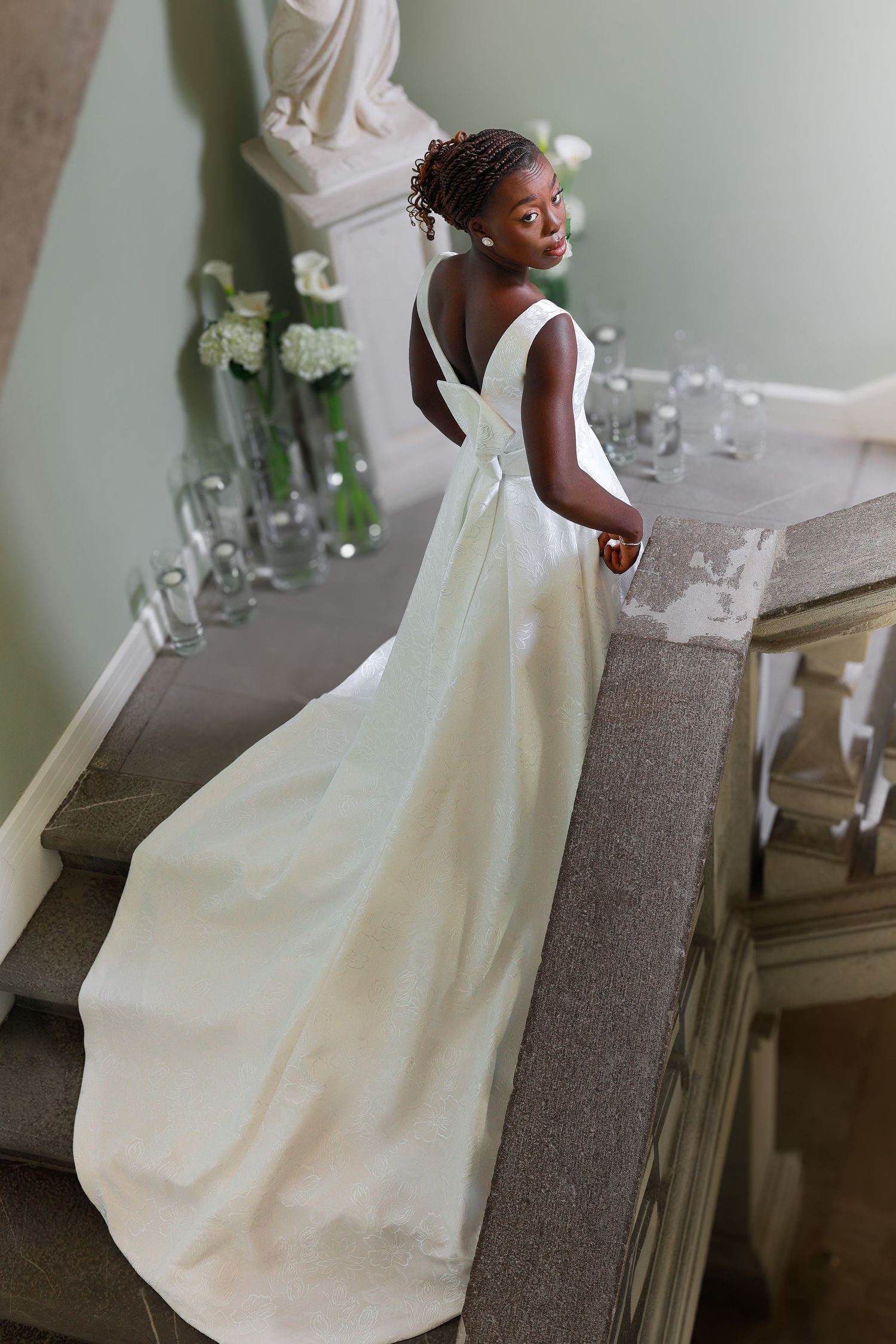 luxury wedding ceremony captured in editorial style