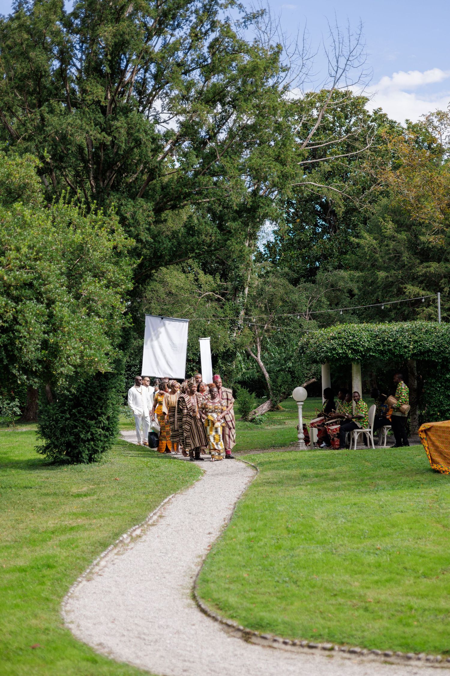 luxury wedding ceremony captured in editorial style
