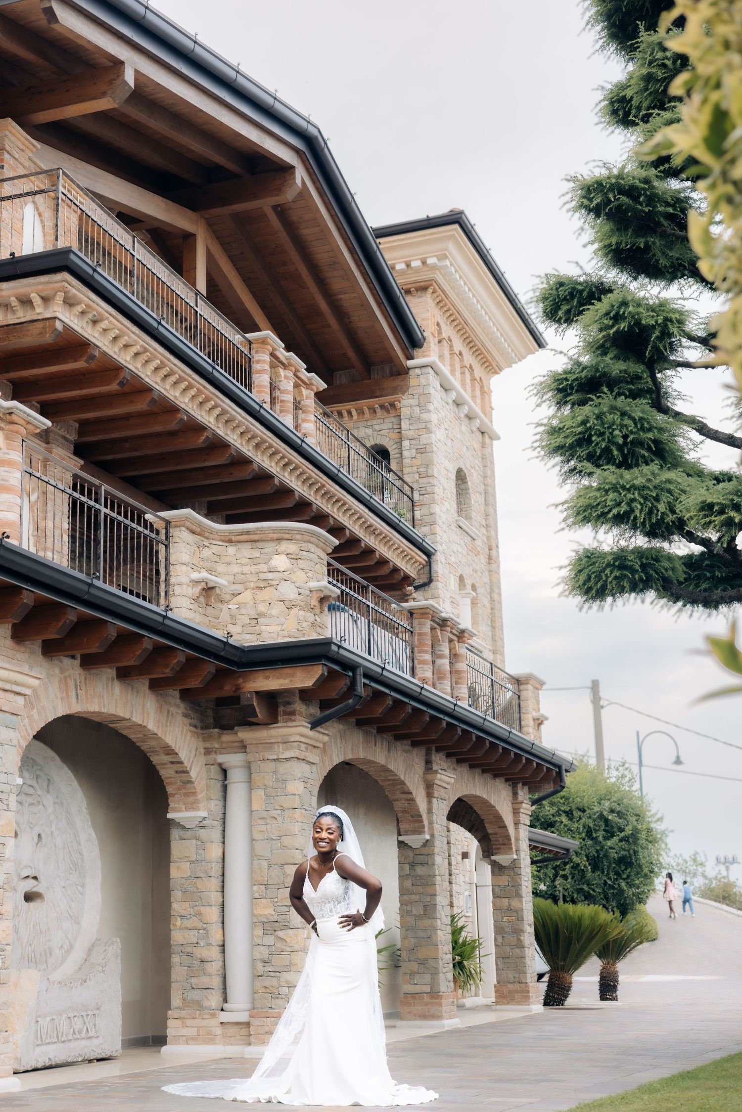 luxury wedding ceremony captured in editorial style
