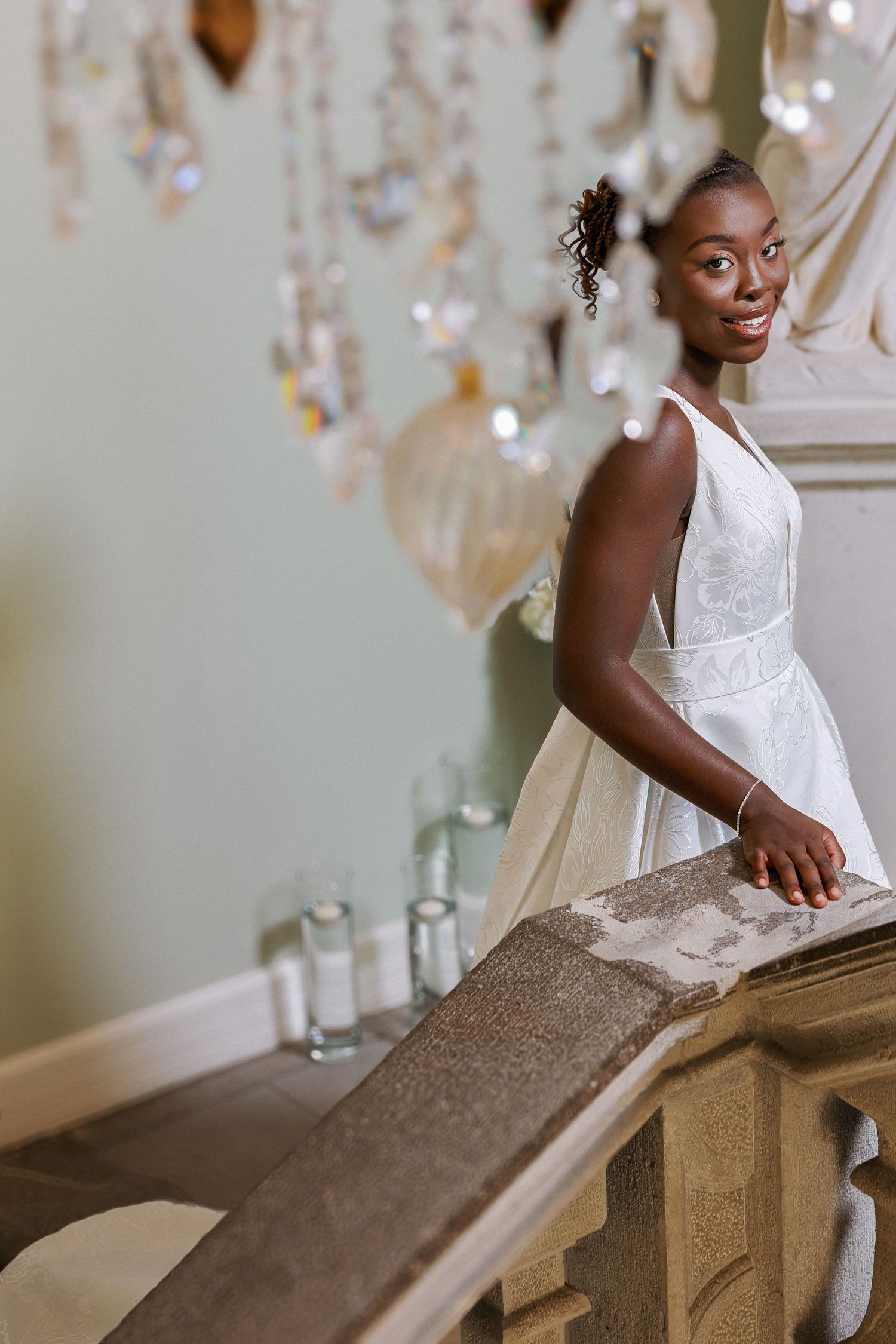 luxury wedding ceremony captured in editorial style