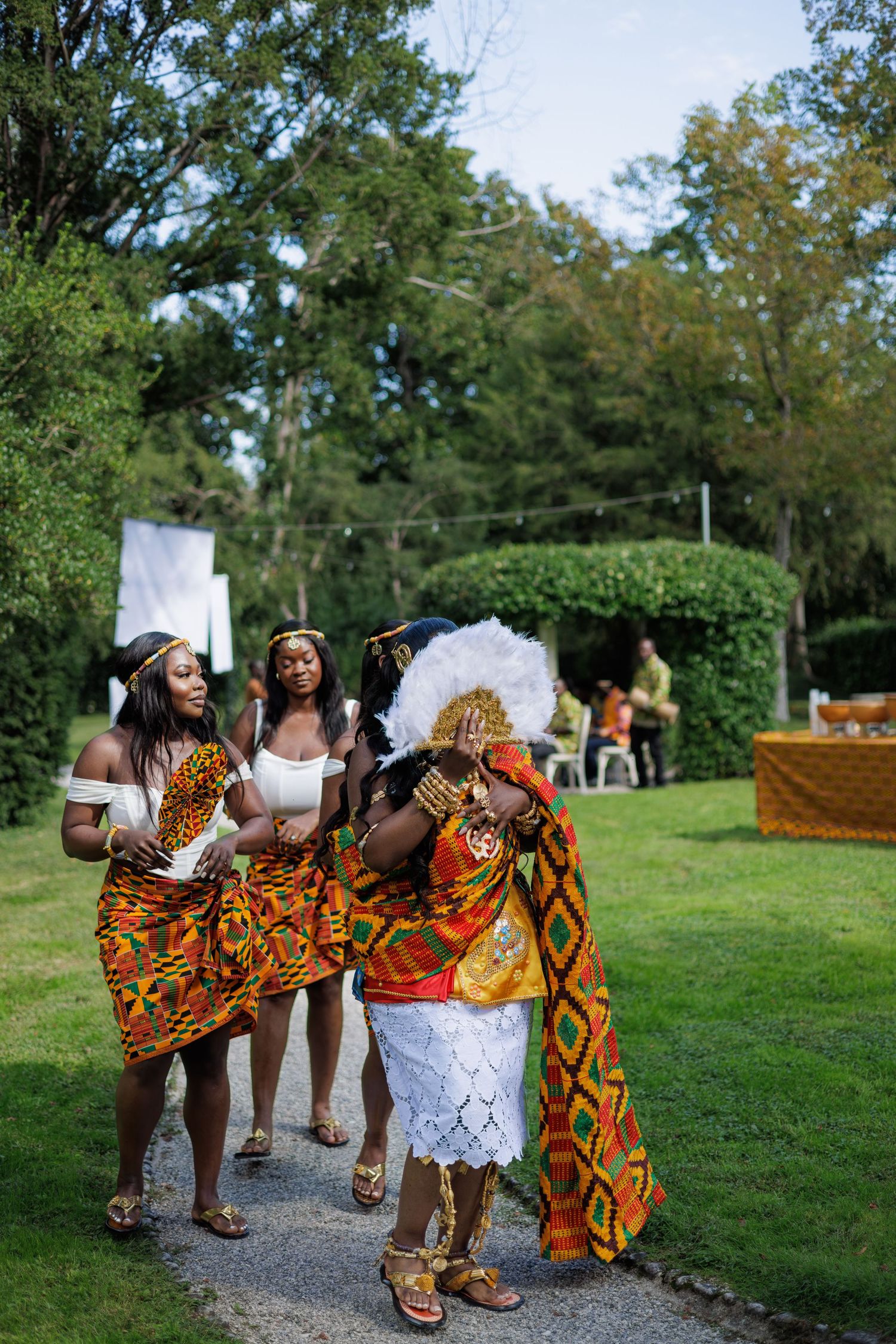 luxury wedding ceremony captured in editorial style