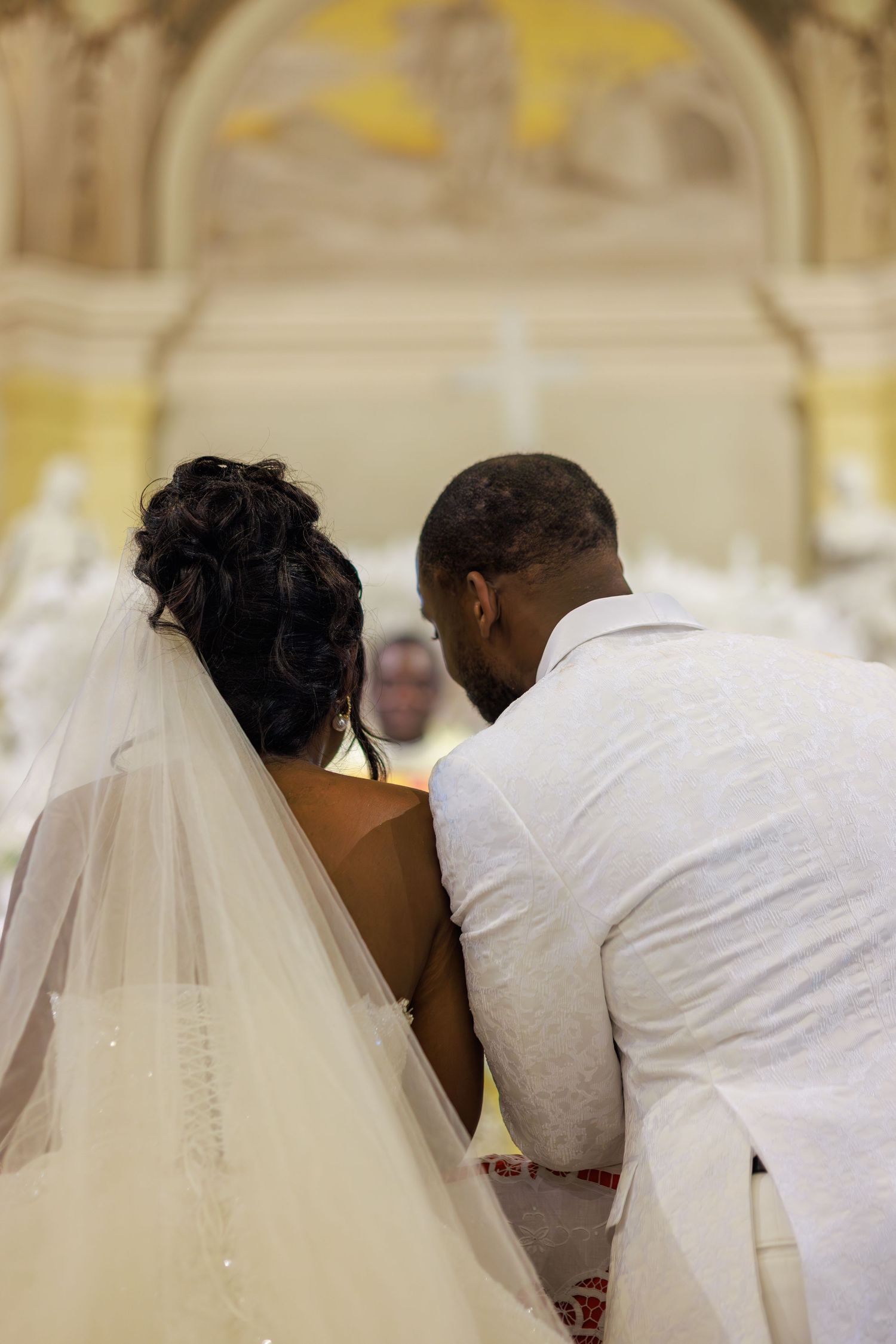 luxury wedding ceremony captured in editorial style