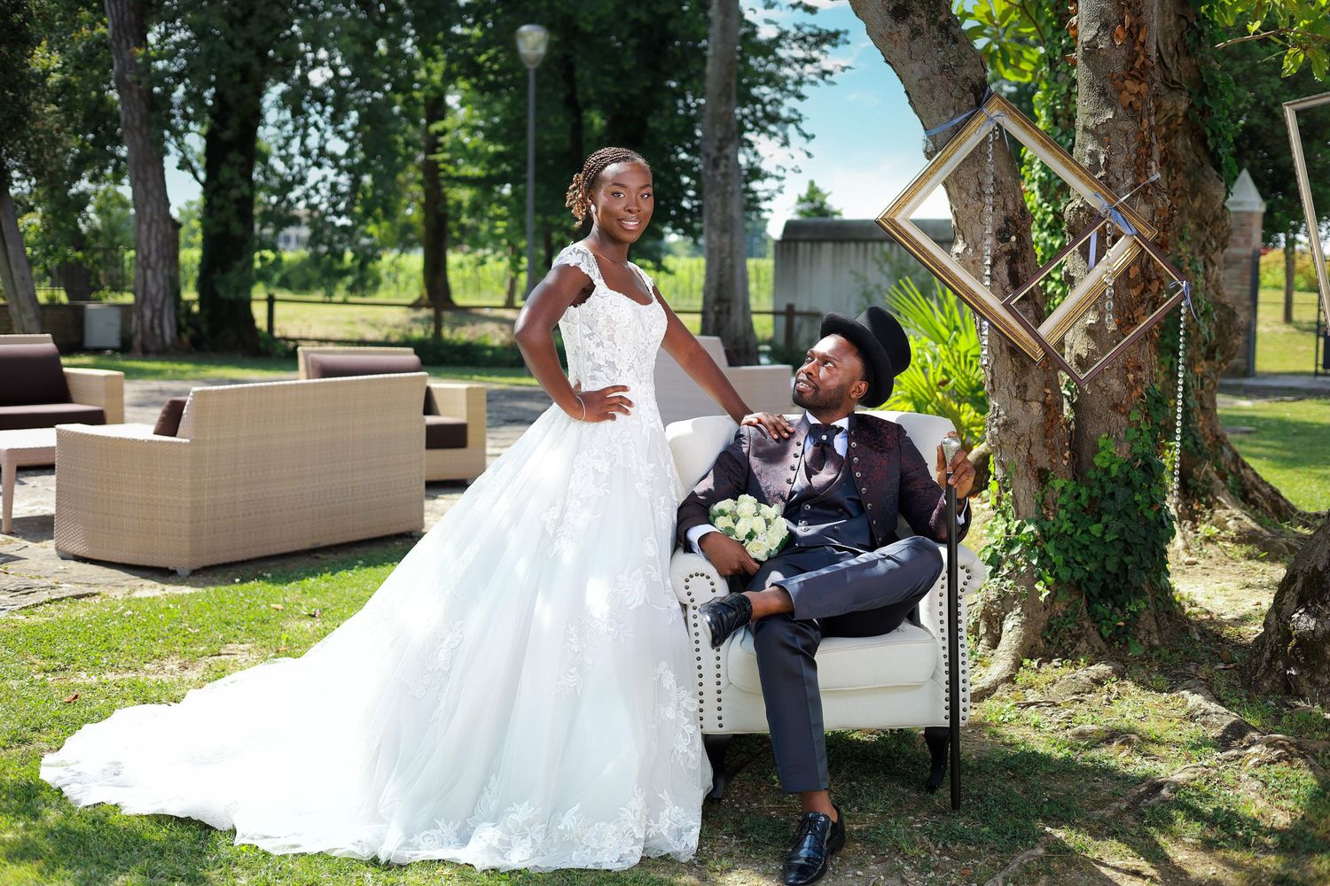 luxury wedding ceremony captured in editorial style