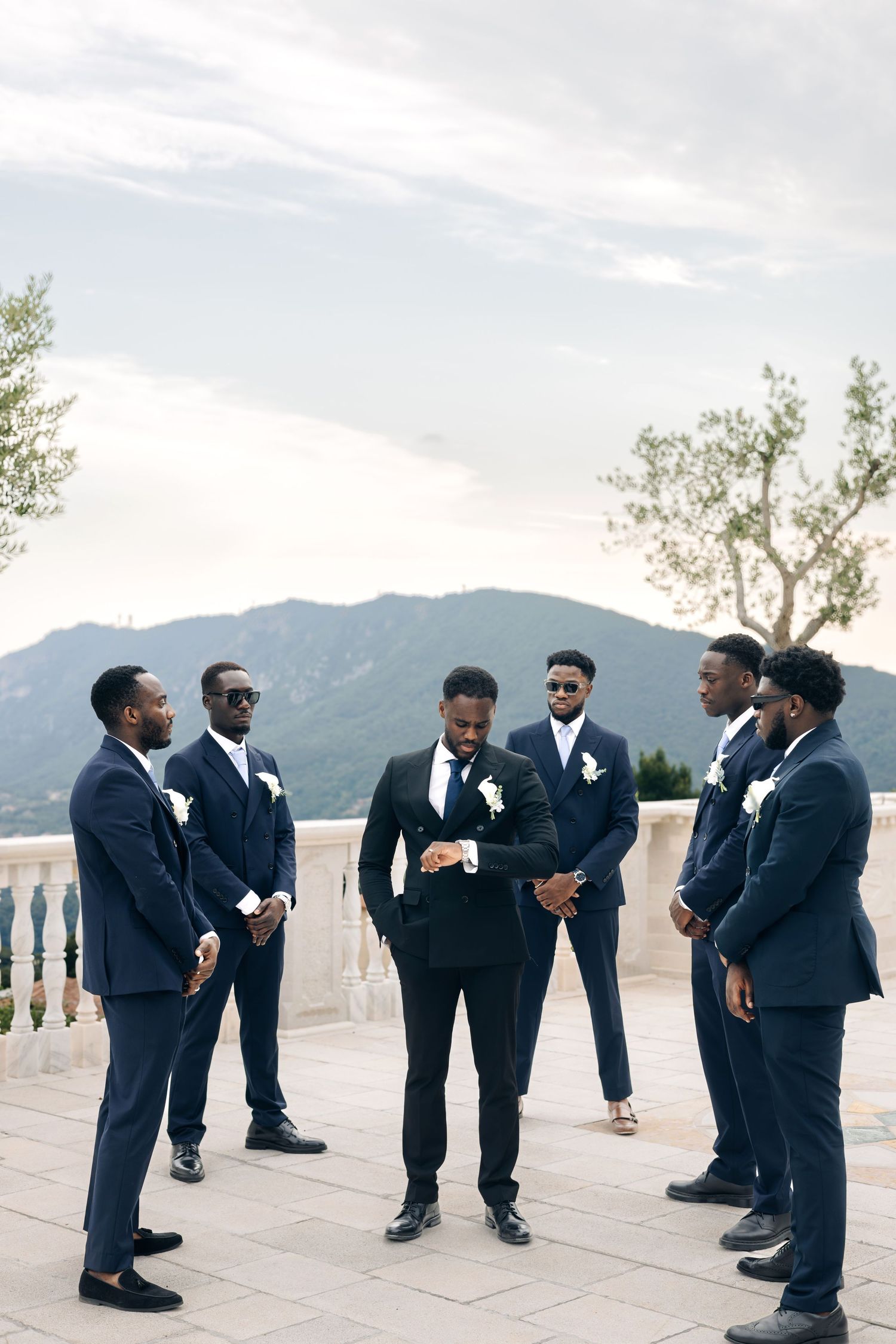 luxury wedding portrait captured in editorial style