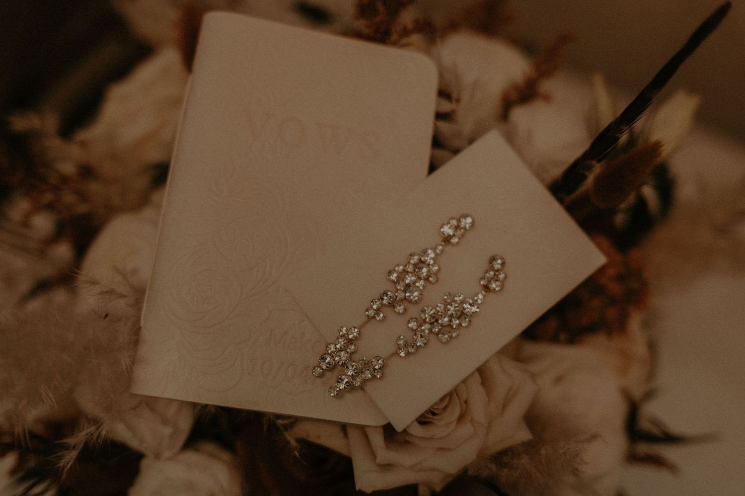 Playing cards arranged in a sequence showing a royal flush poker hand in sepia tone.