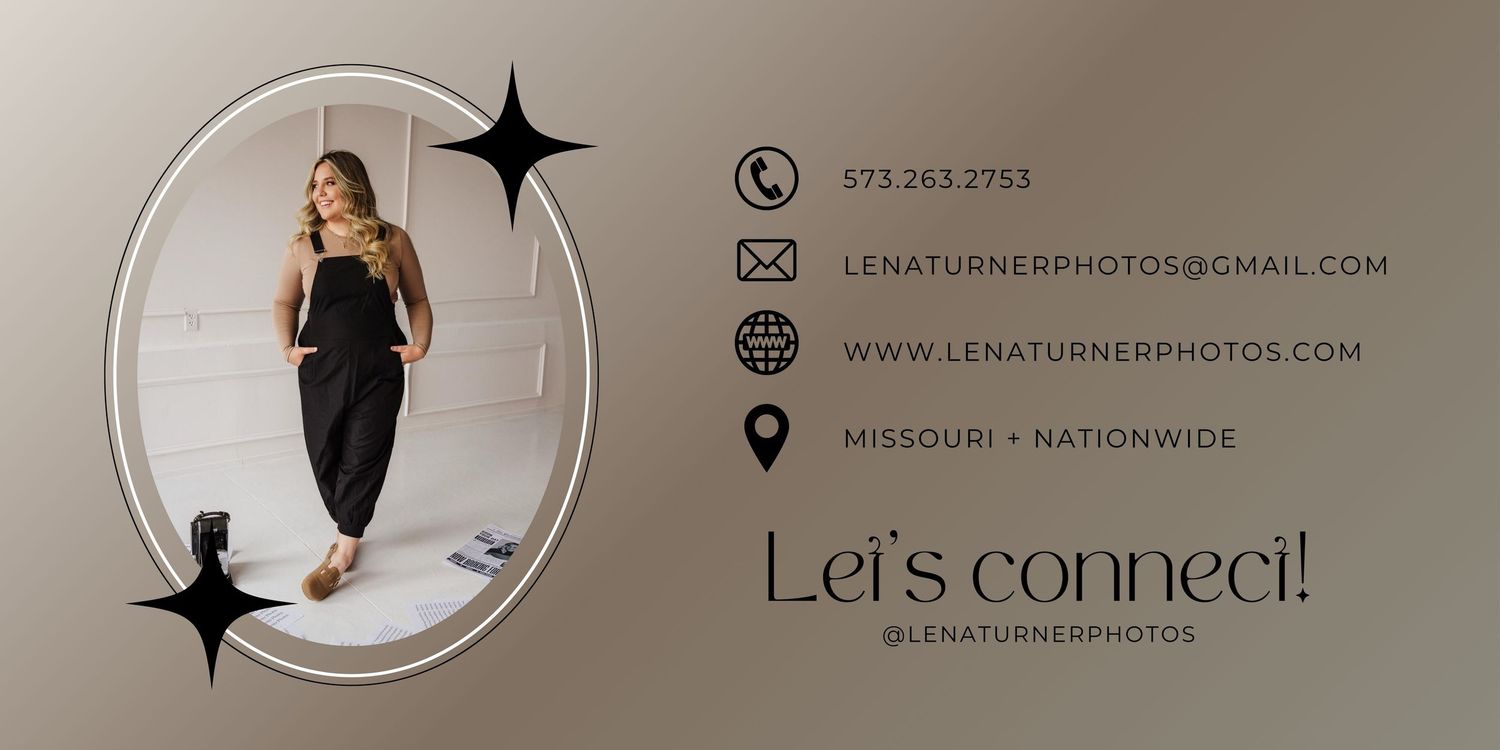 Professional wedding photography website header with circular logo designs and contact information on gray background.