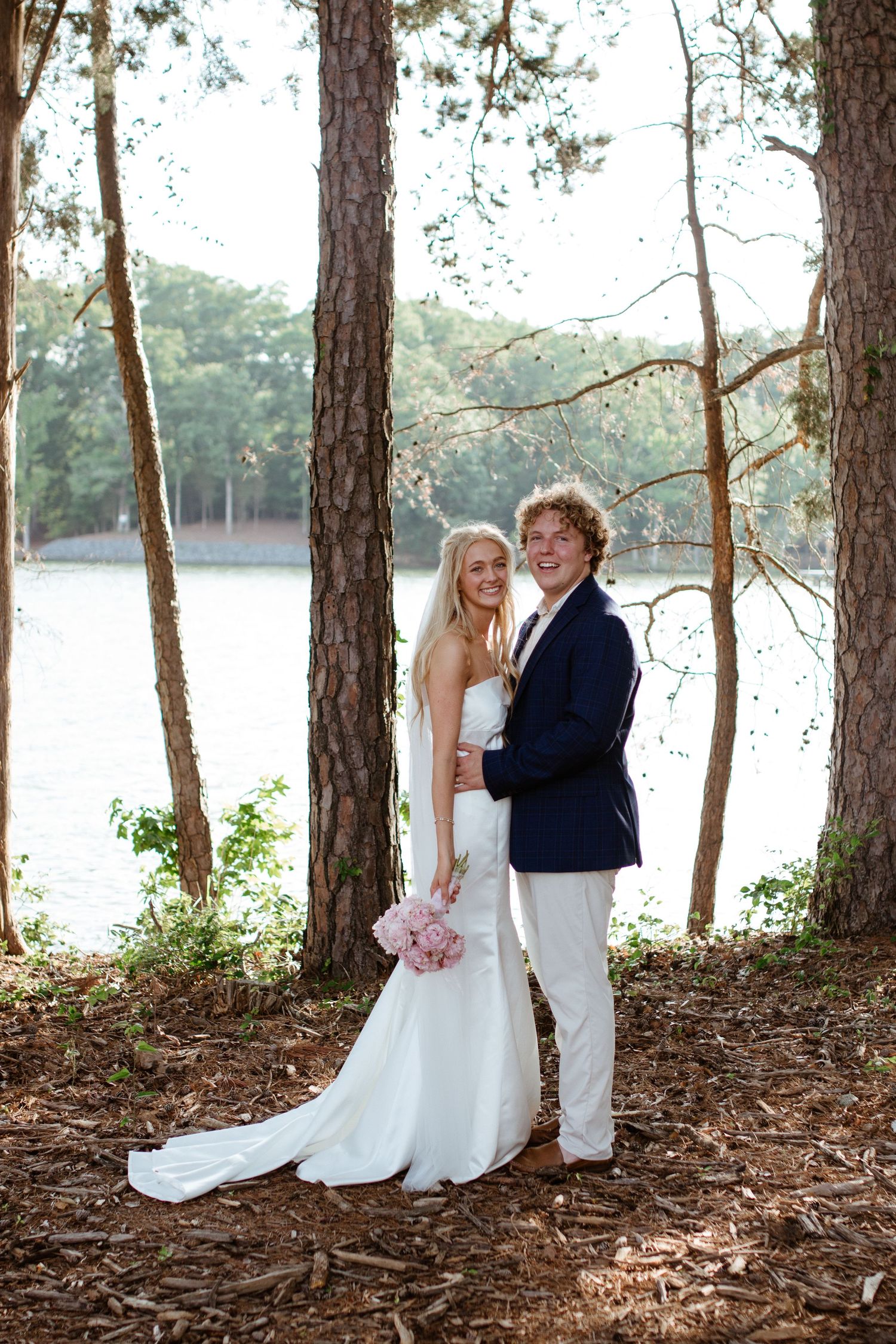 An eloping couple in Charlotte, North Carolina.