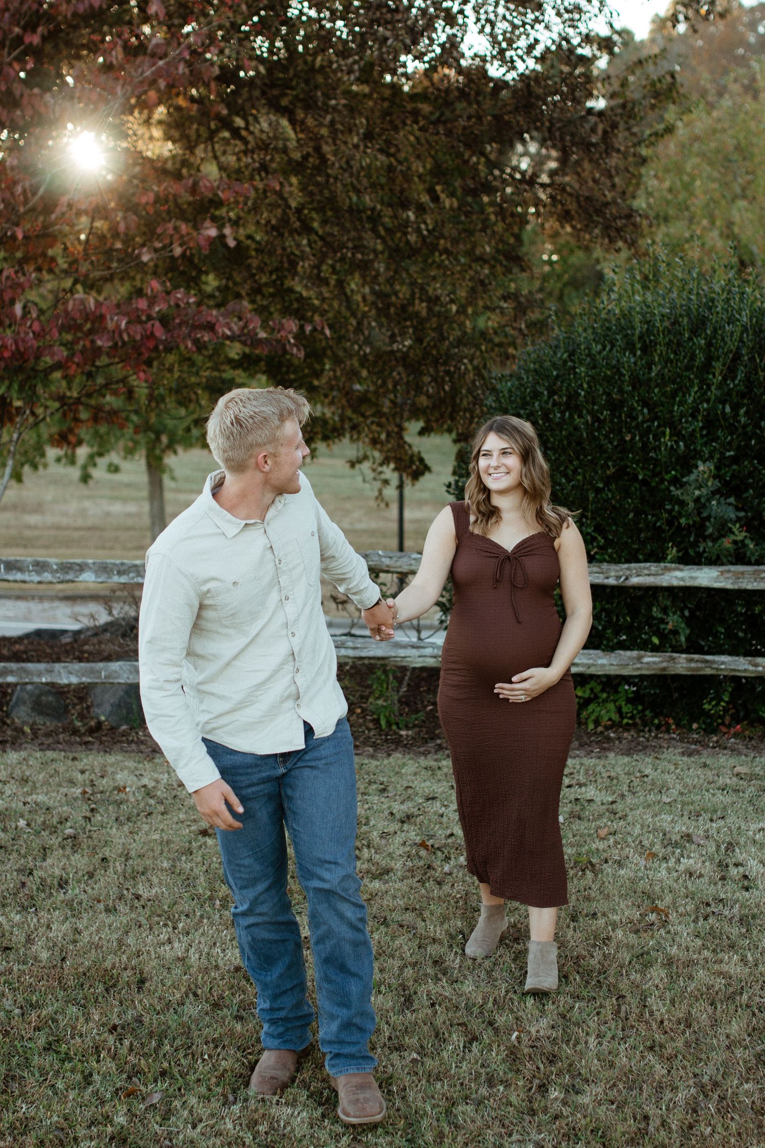 riverwalk park rock hill maternity session