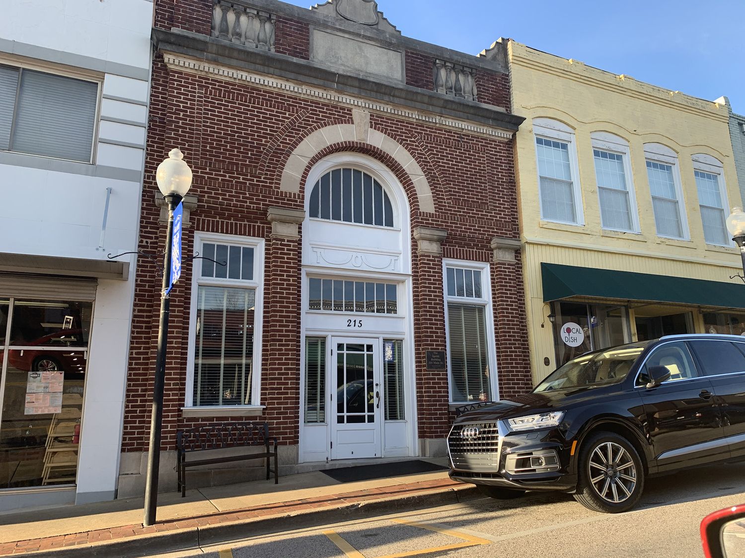 spratt building in downtown fort mill sc