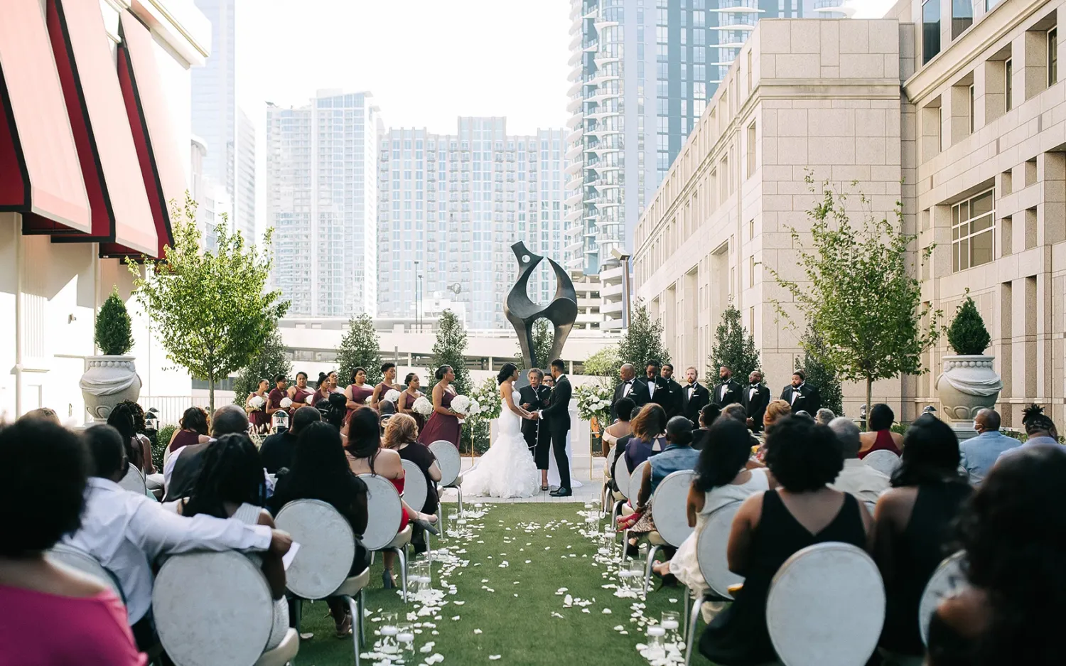 charlotte grand bohemian wedding outdoor scenery