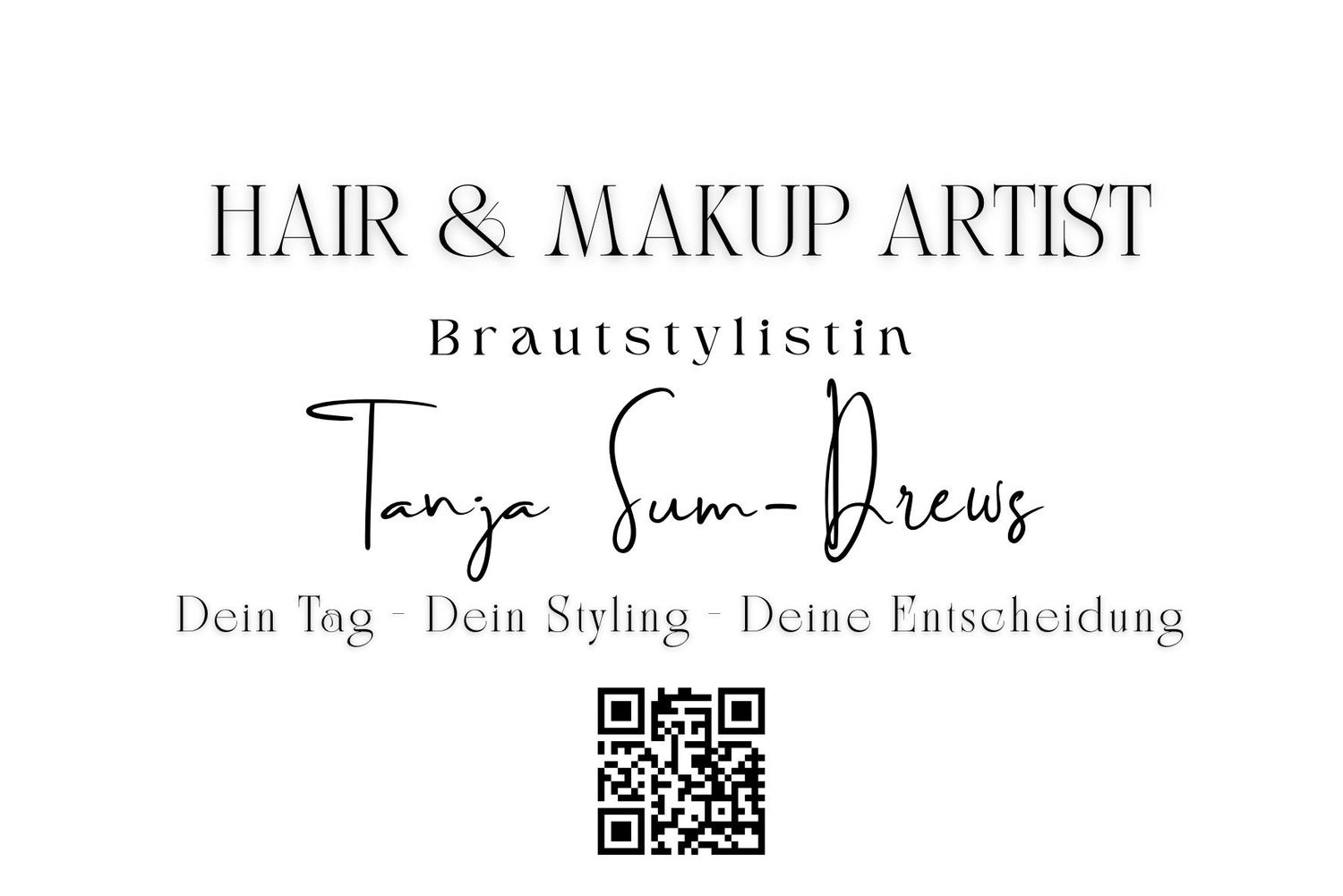 Hair & Makeup Artist Schramberg, Tanja Sum-Drews