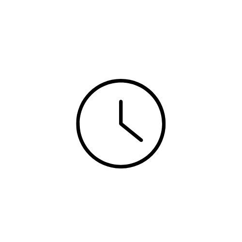 Simple hand-drawn doodles of clock faces and smiley faces sketched in black ink on white background.