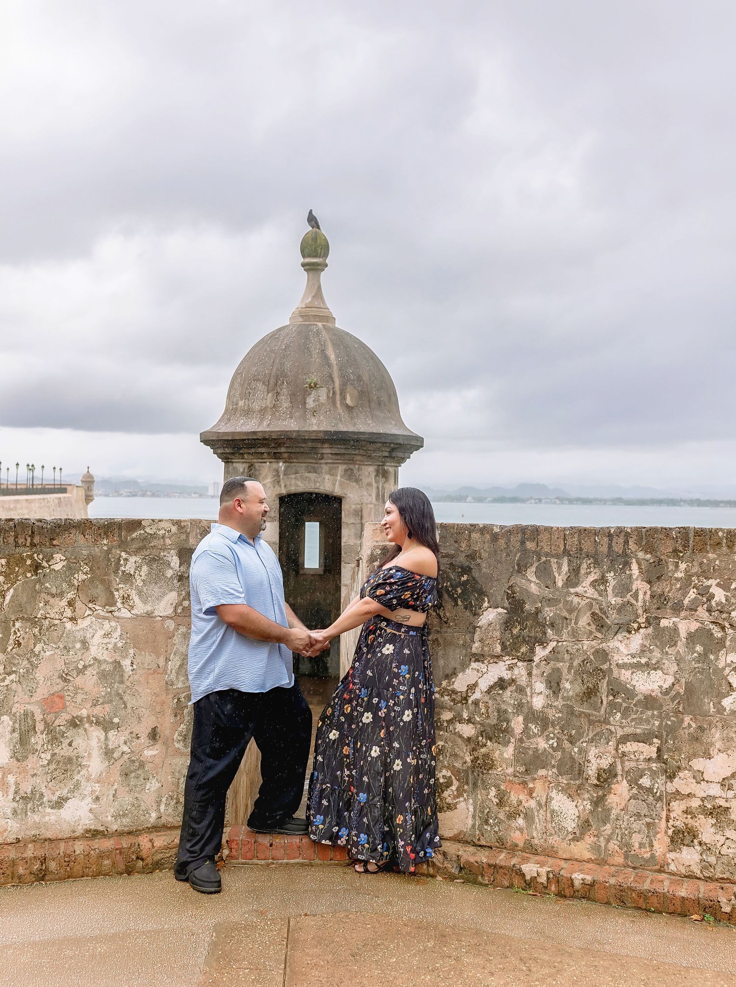 Puerto Rico couple engagement vacation photographer session Old San Juan