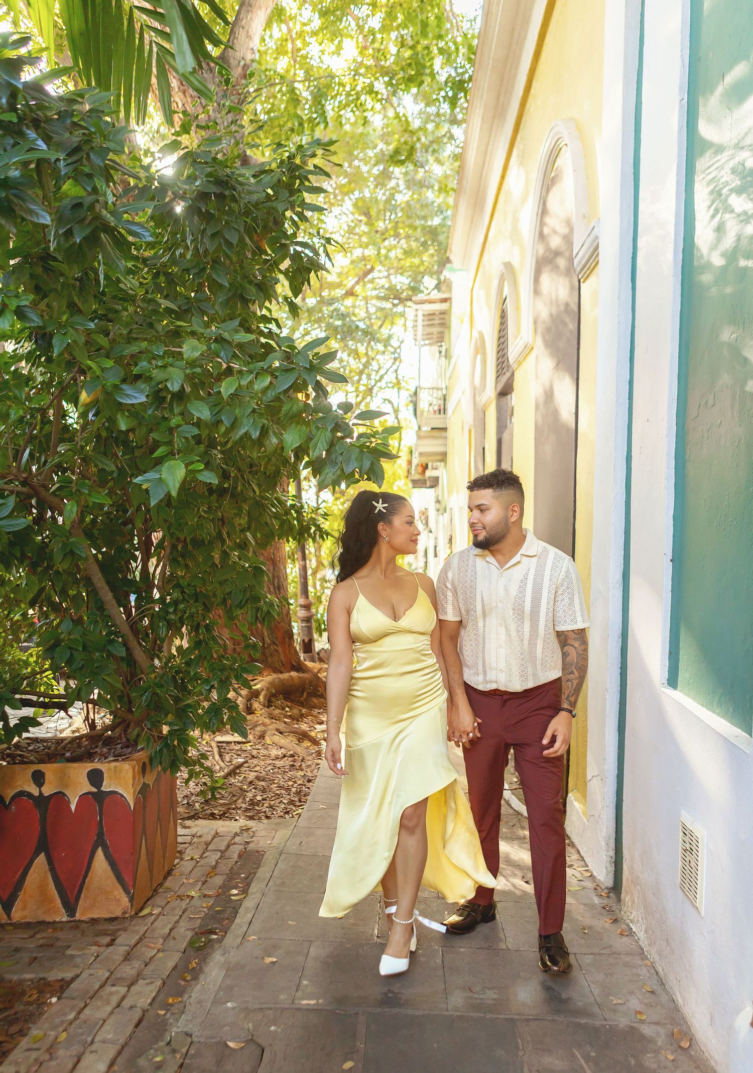 Puerto Rico couple engagement photographer session Old San Juan