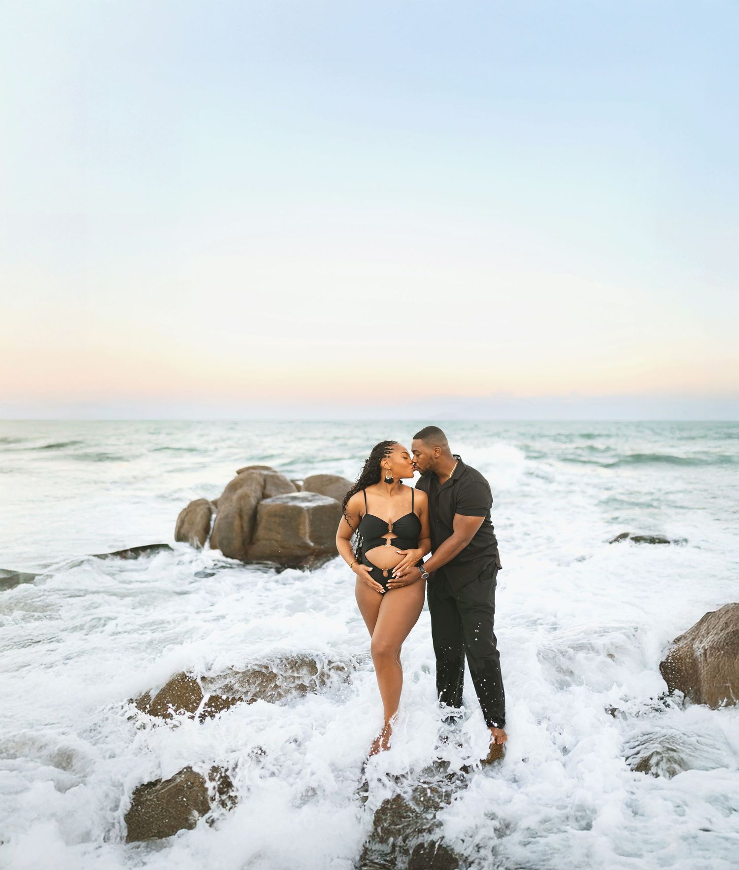 Puerto Rico maternity photographer beach session Palmas Del Mar Humacao