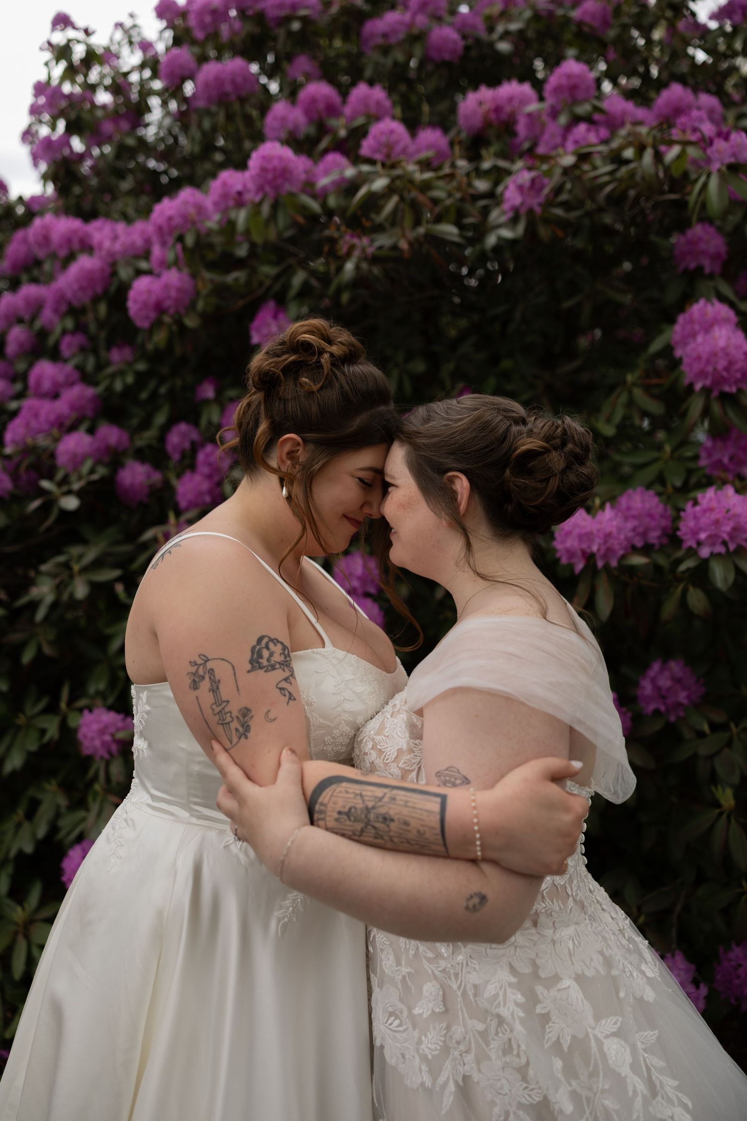 Candid bridal moment during luxury Buffalo wedding celebration
