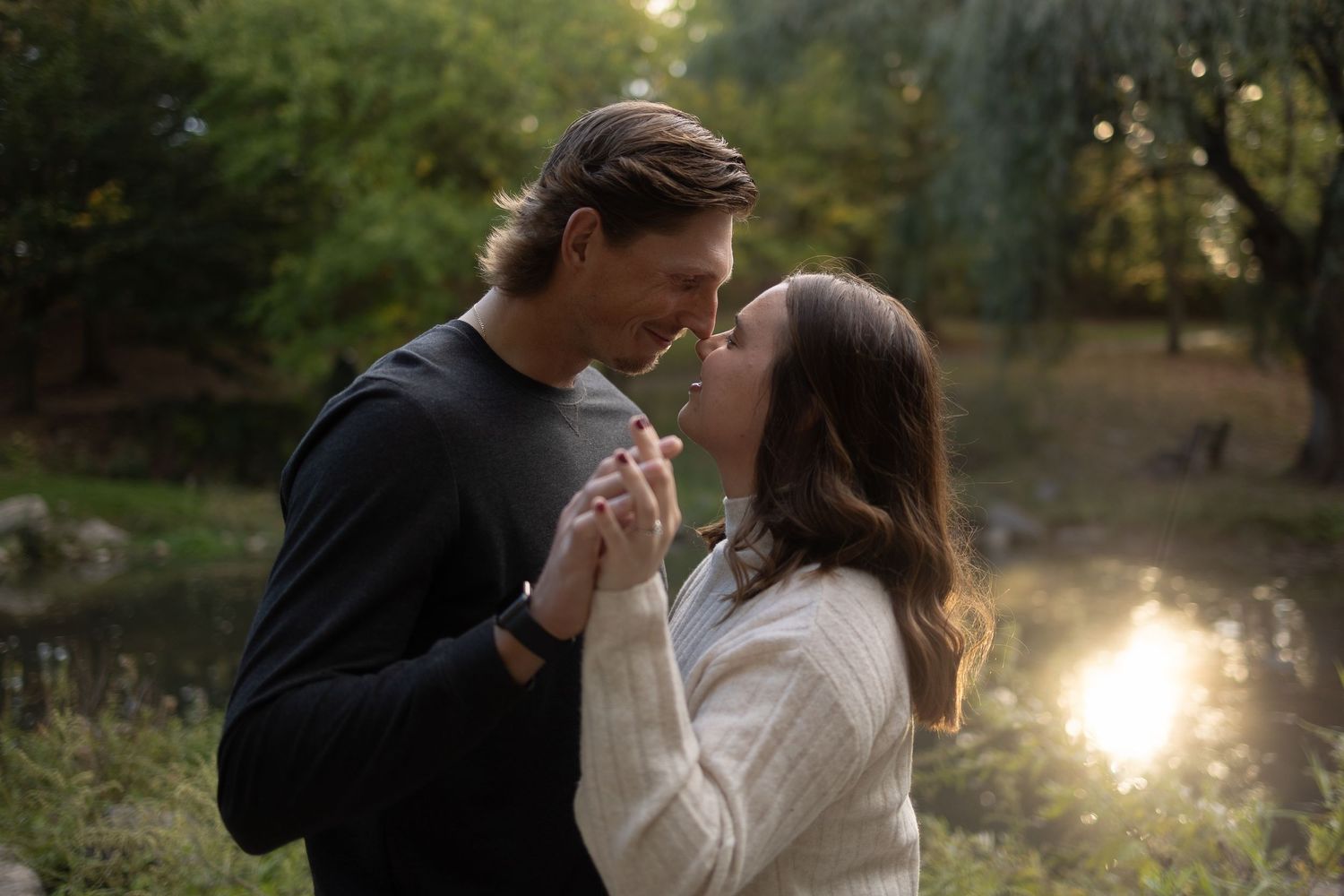 Romantic engagement photography session in Buffalo, NY