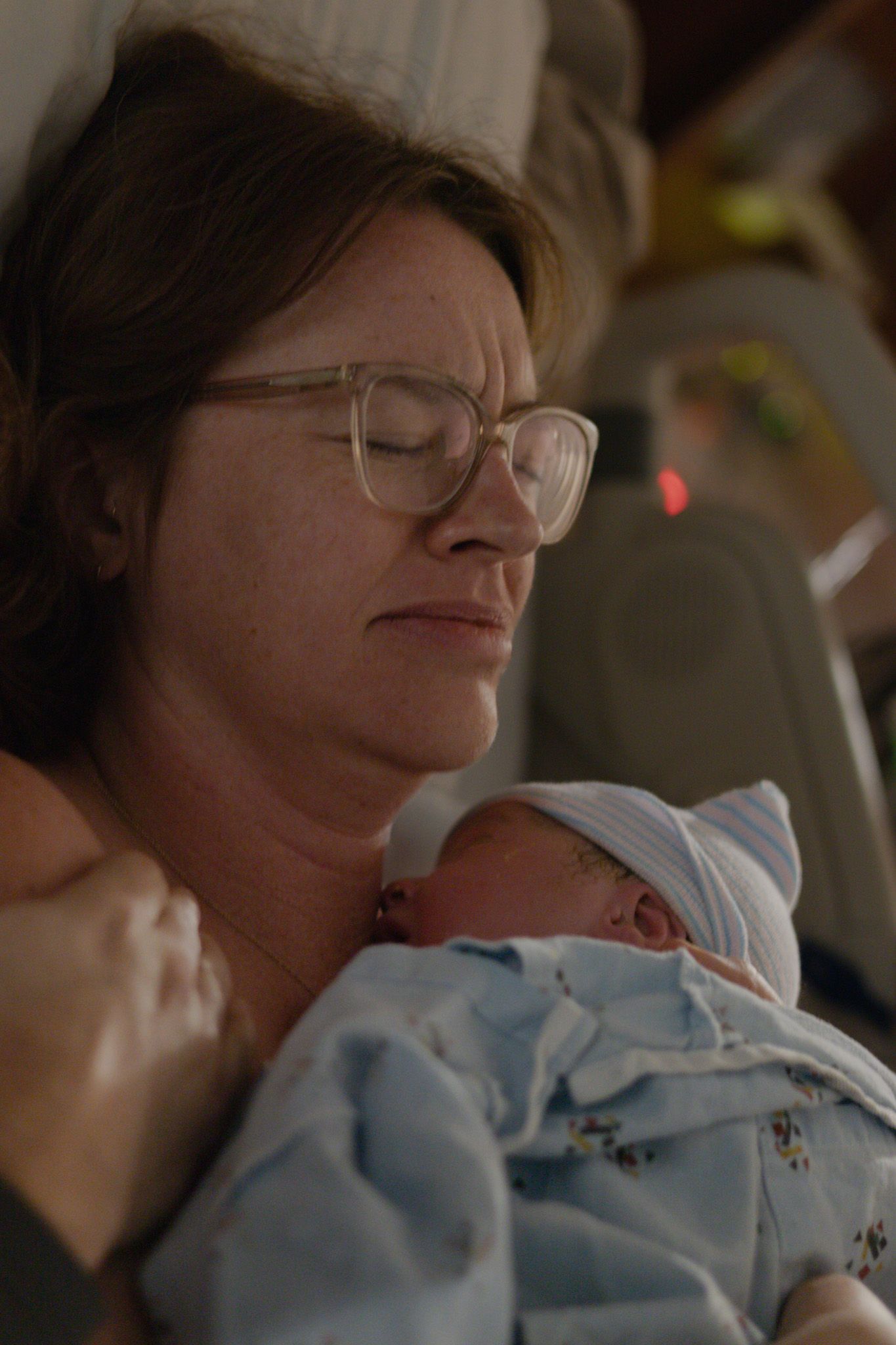 first moments after baby is born