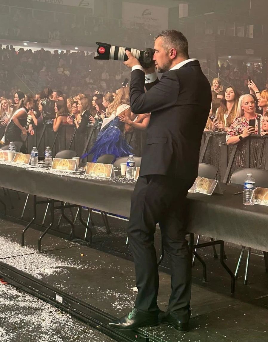 Michael GHYS, Photographe lors de l'élection de Miss Nord Pas de Calais.