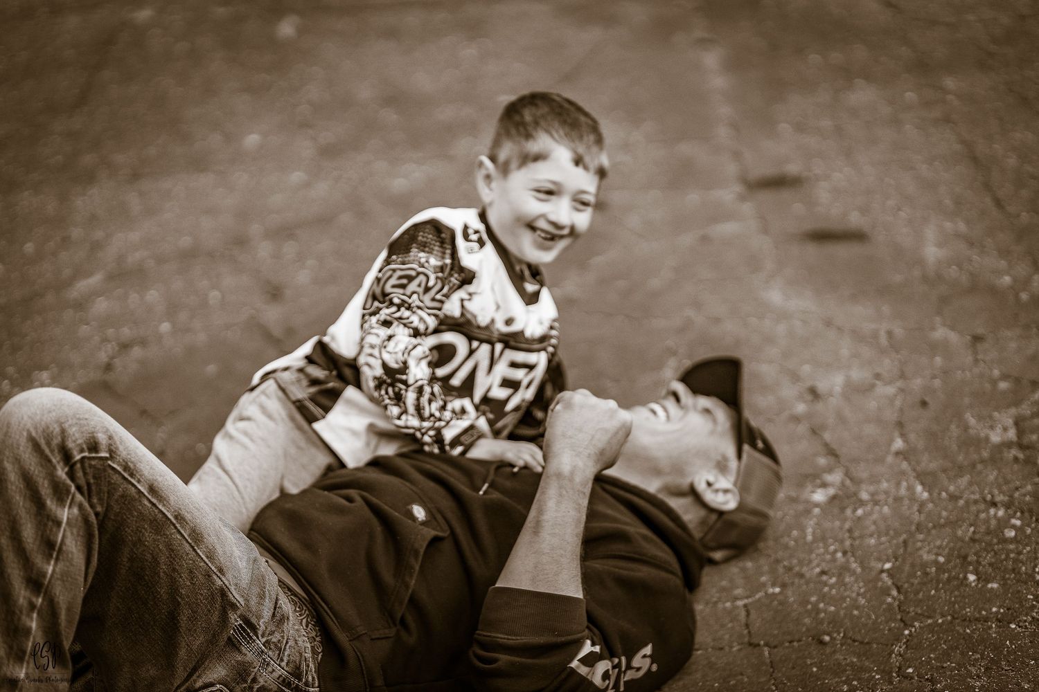 Northern Minnesota family portrait session outdoors with natural light and authentic connection