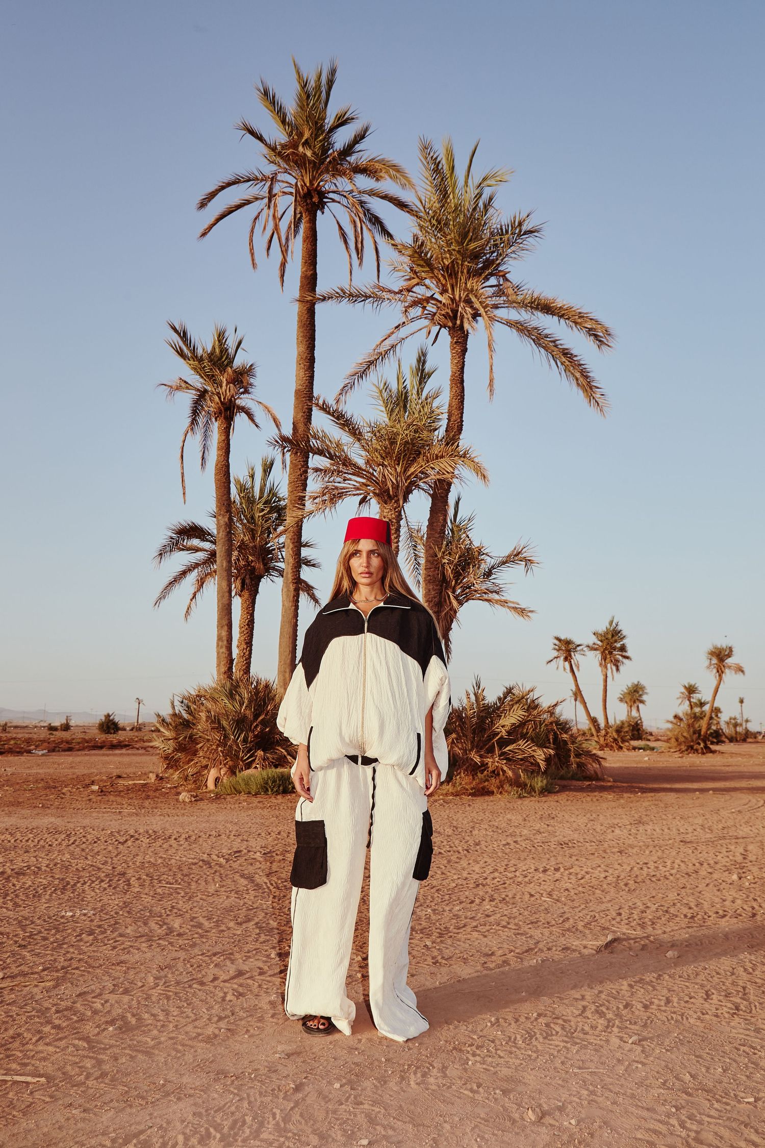 Fashion editorial shot in Marrakech.  Moroccan fashion by Ahmed Bahhodh