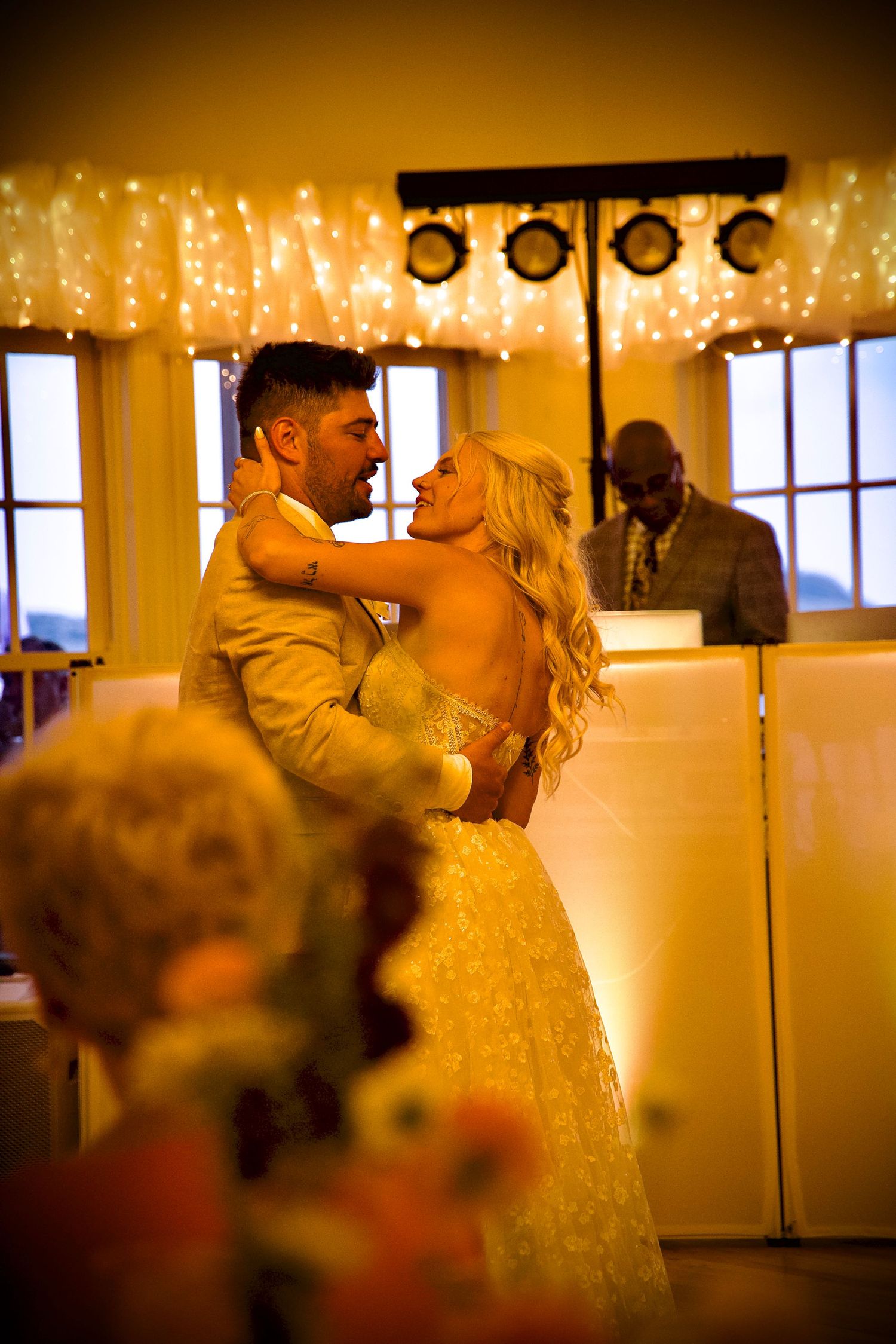 Couple Dancing their first dance at their wedding