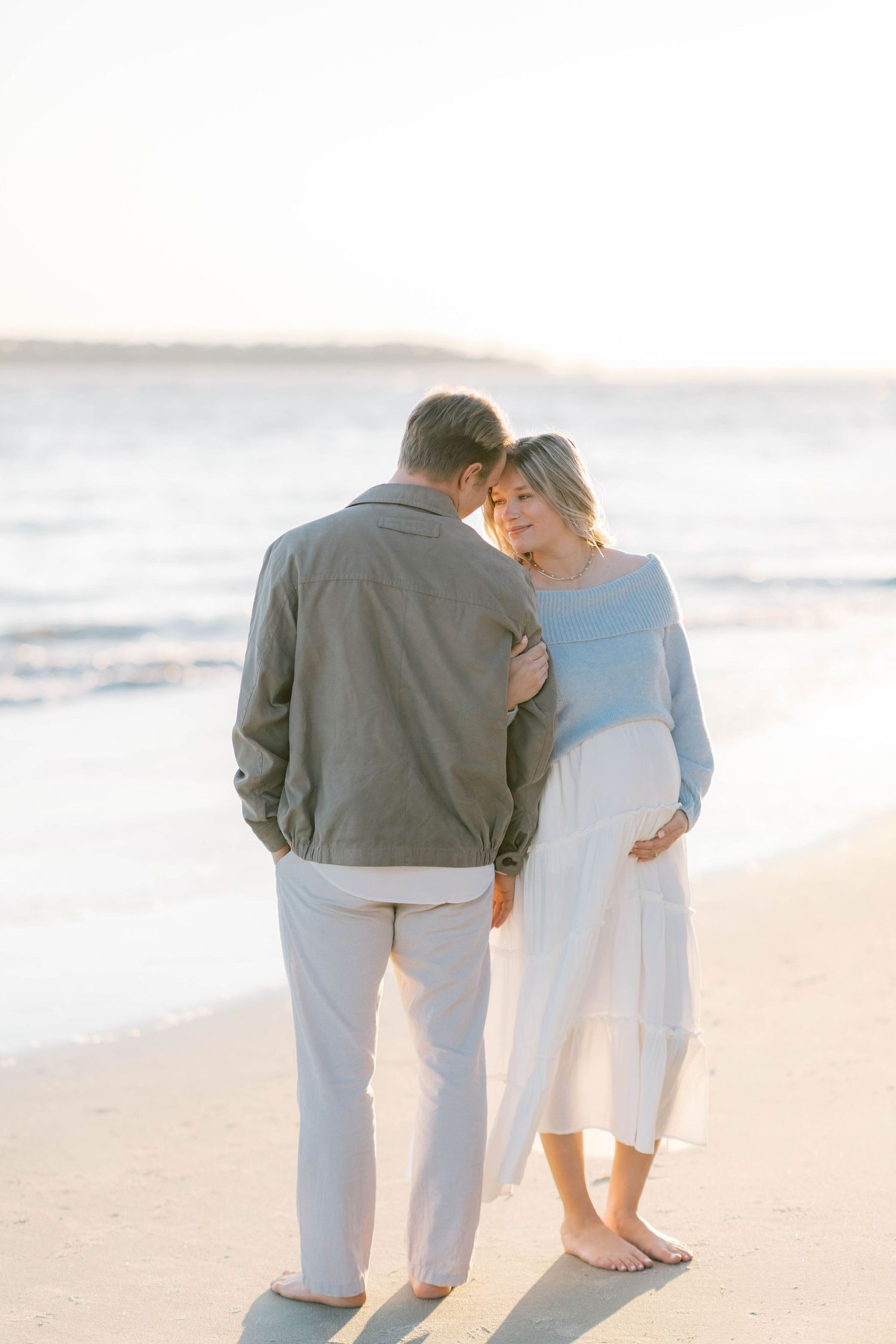 St Simons Island Beach Maternity Photos