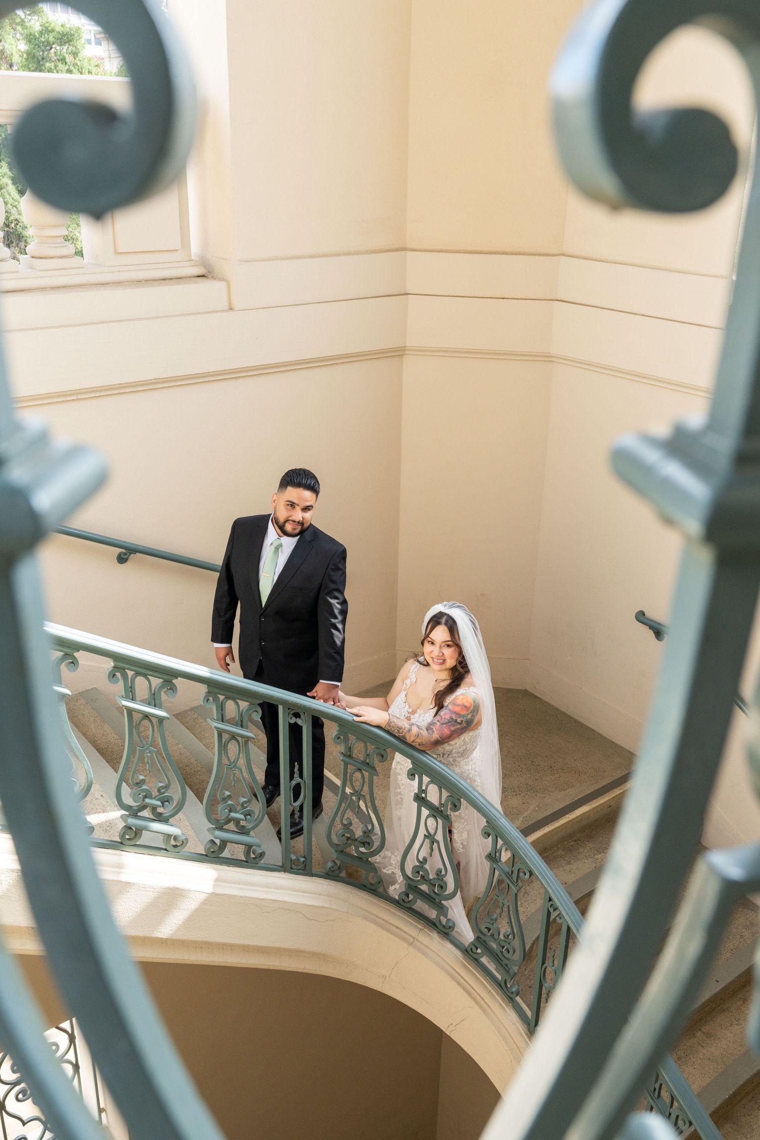 Wedding Photography at Pasadena City Hall in Pasadena California by Photographer Tim Guerrero
