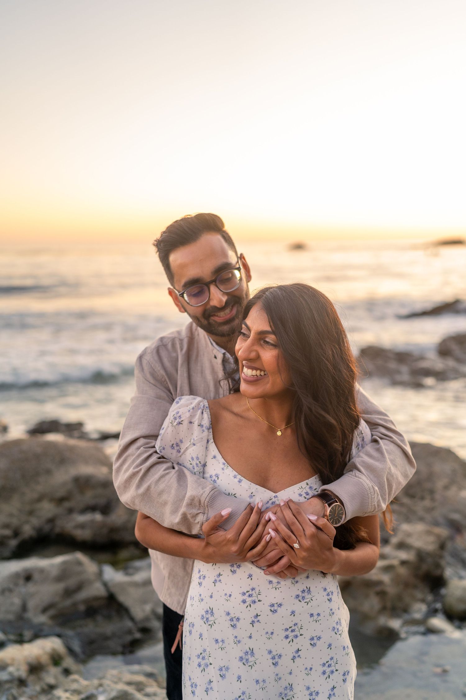 Engagement Couples Photography at Heisler Park in Laguna Beach California by Photographer Tim Guerrero