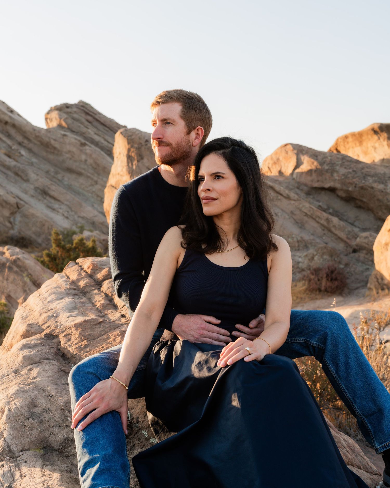 Engagement Couples Photography at Vasquez Rocks in Los Angeles California by Photographer Tim Guerrero from Pasadena