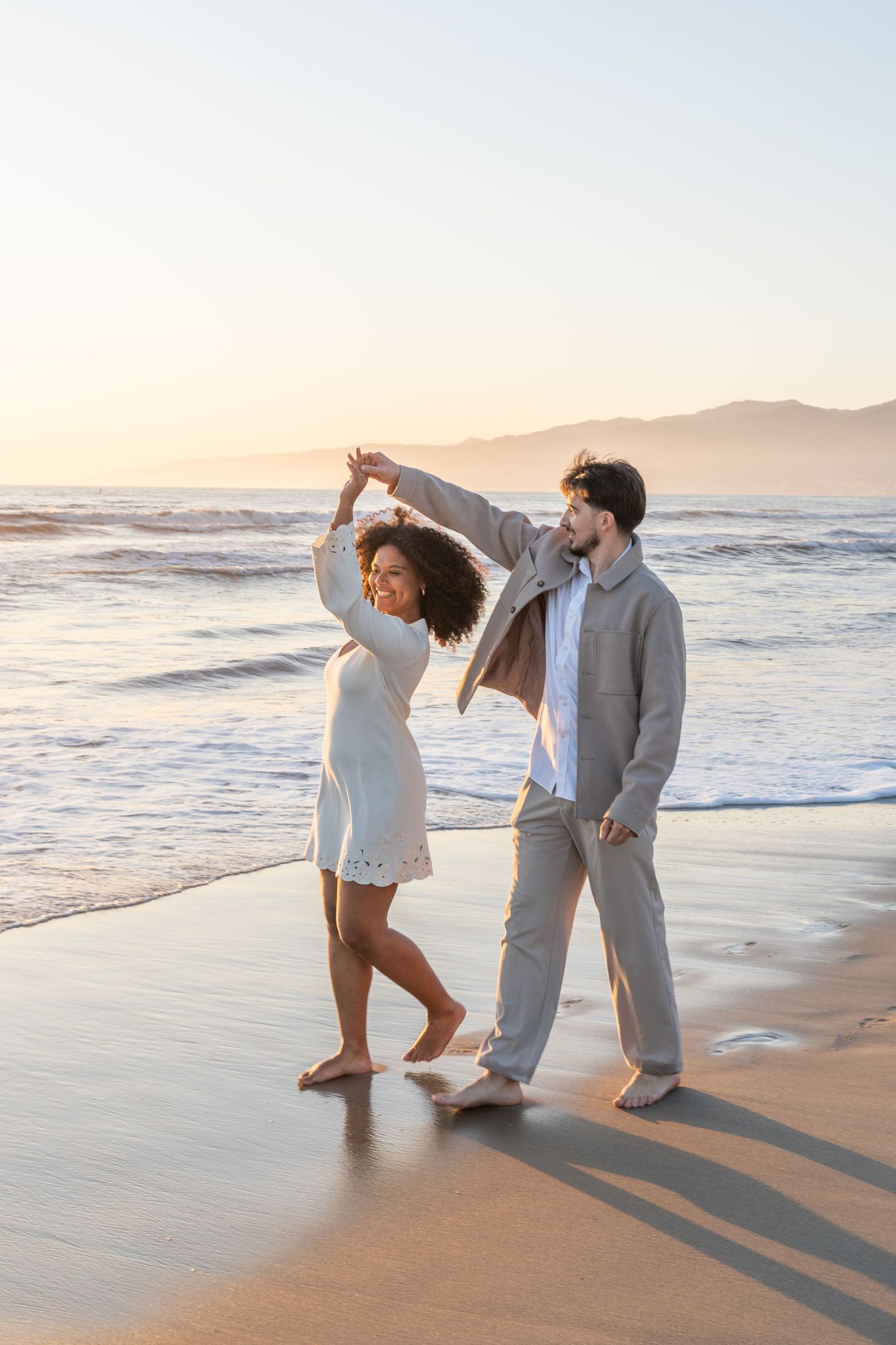 Engagement Couples Photography at Santa Monica Pier in Santa Monica California by Photographer Tim Guerrero from Pasadena