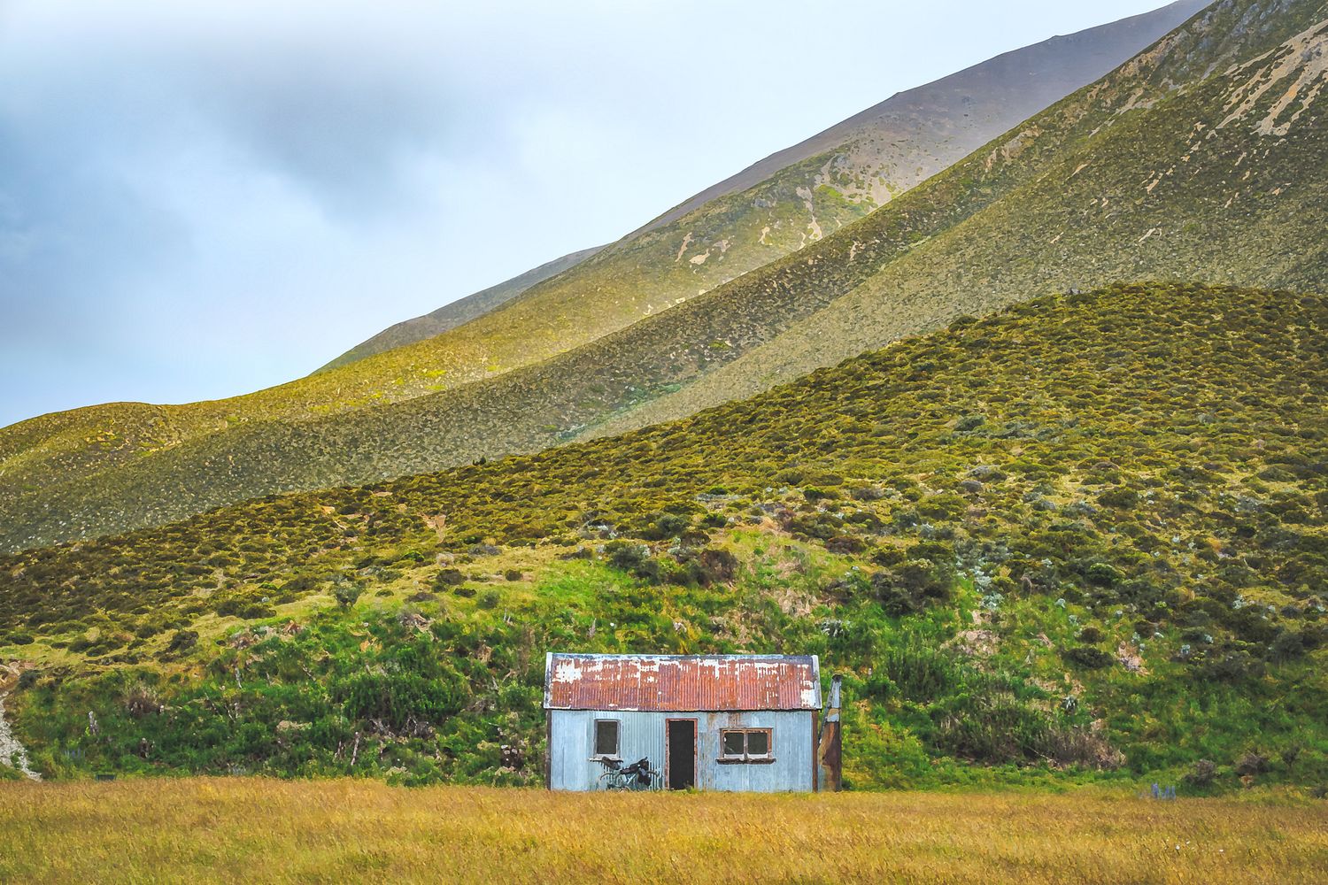 Old historic backcountry hut