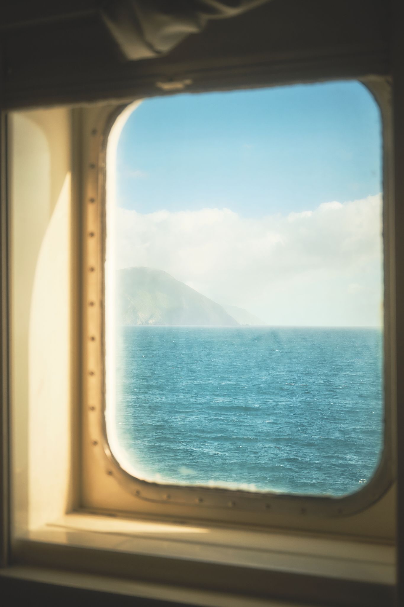 looking out the window