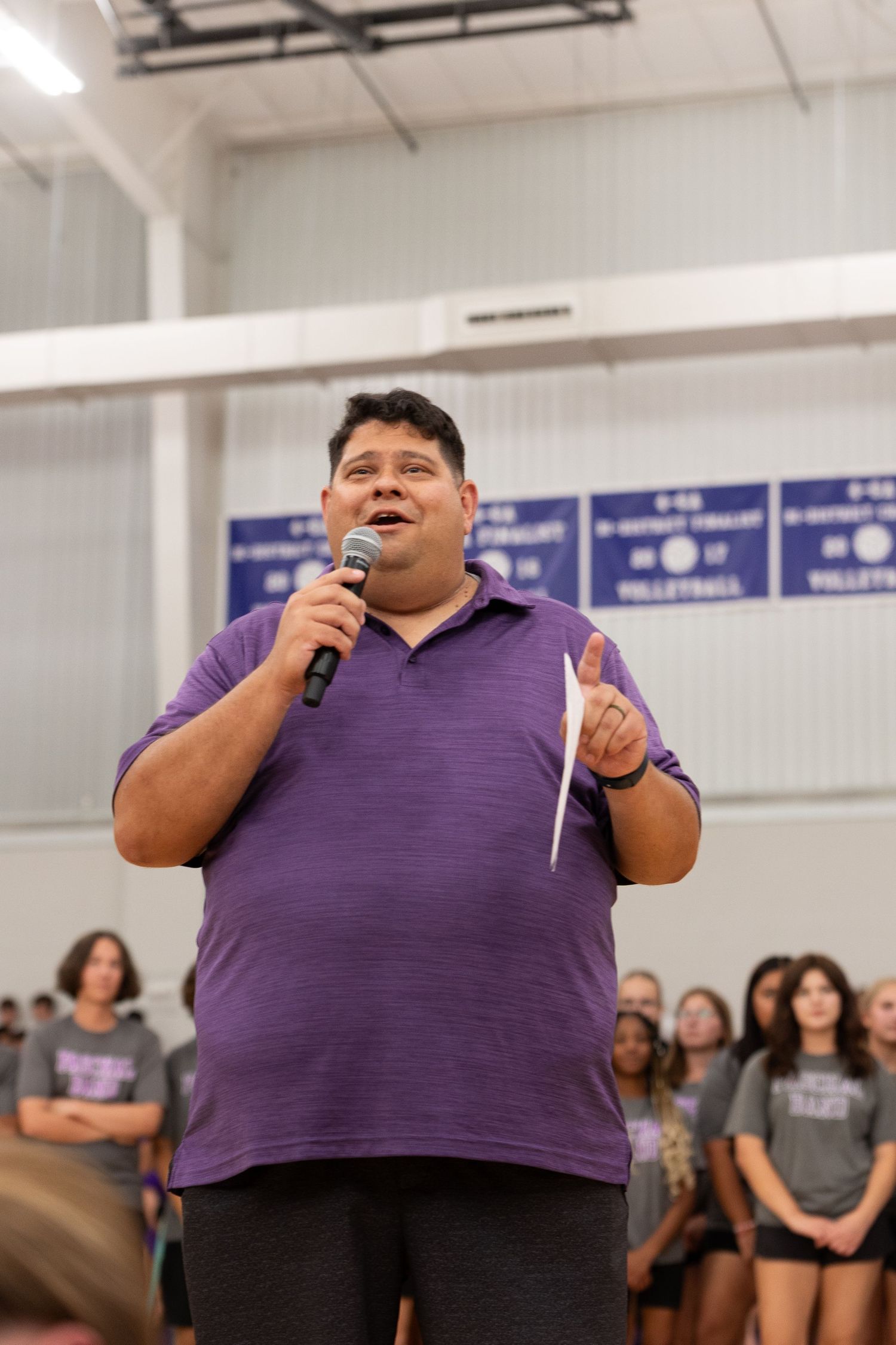 R.L. Paschal High School Band Director speaks to the Panther Nation community to get them excited for what the Panther Band has prepared.