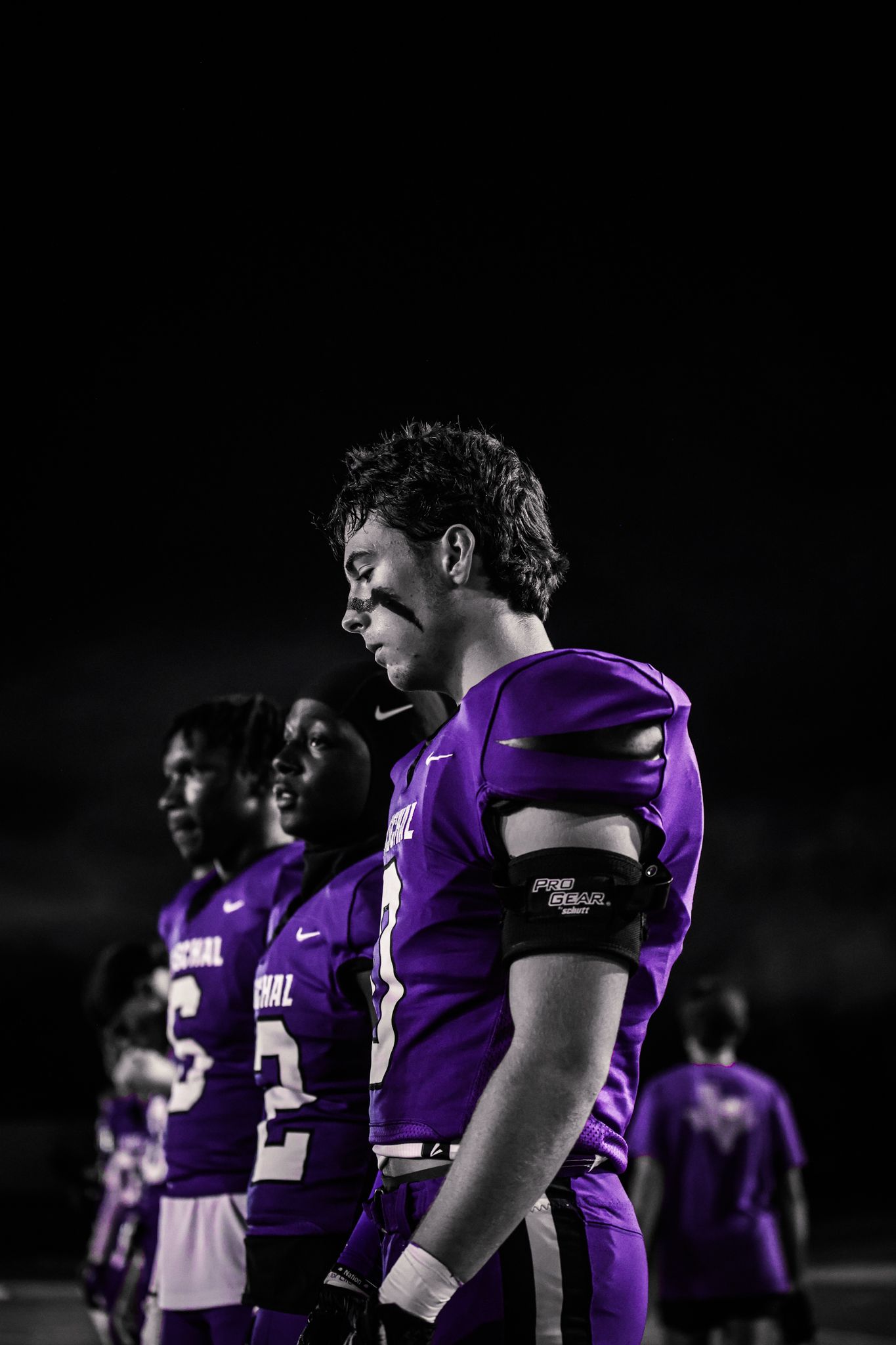 R.L. Paschal High School Varsity Football captain prepares for the historic Battle Of The Bonfire at Farrington against Arlington Heights.