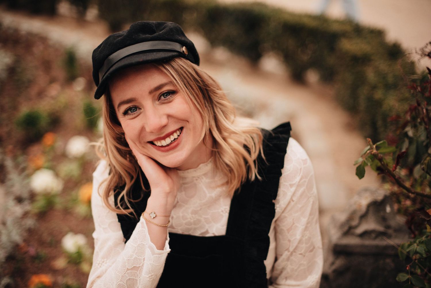 Fashionable street style portraits in warm autumn tones.