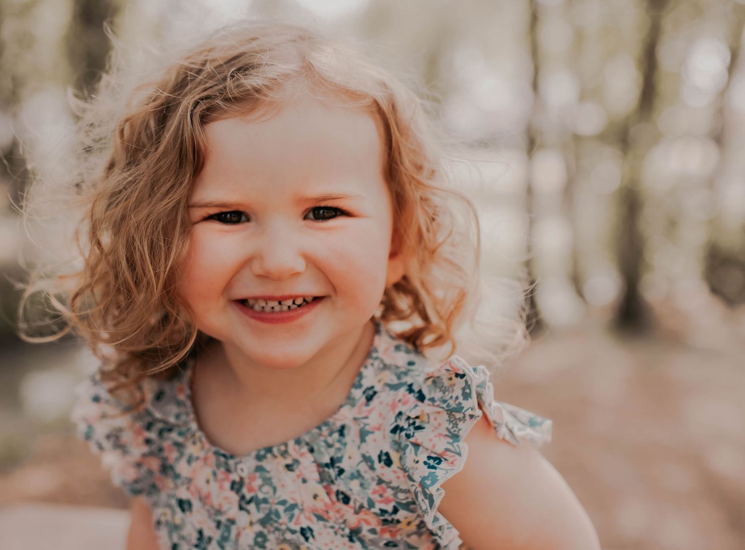 Close-up portrait series showing joyful expressions and natural lighting.