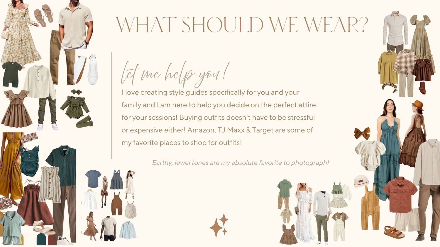 Photography Styling Guide for Breanna Michelle Photography, What to wear for photos, Client style guide for Brenna Michelle Photography